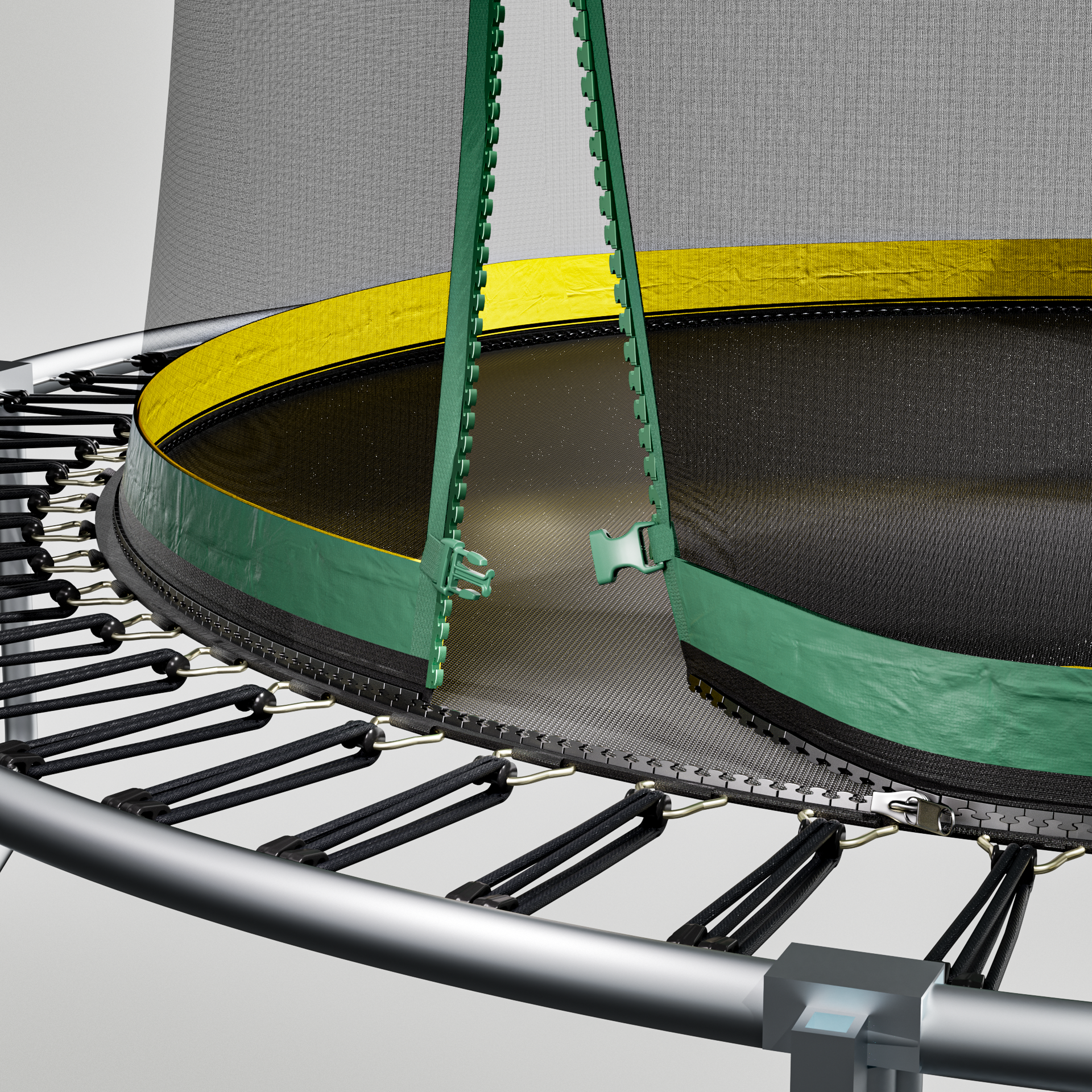 YC 6FT Springfree no Gap Trampoline- Green