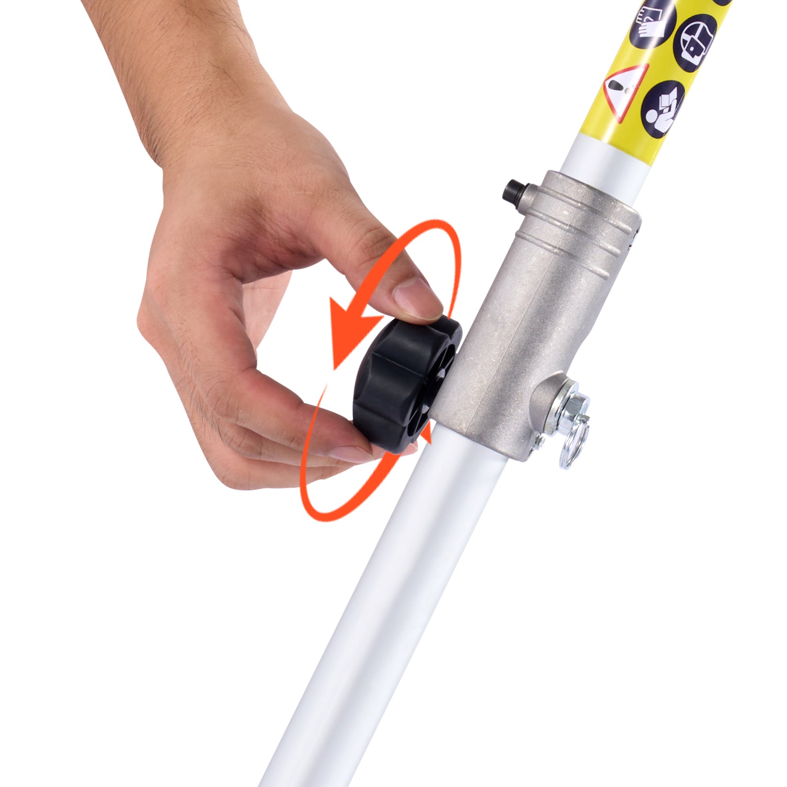 Gas Hedge Trimmer, 2 Cycle Gas Power Handheld Hedge Trimmer, 4-in-1 26cc Weed Eater with Protective Gear Set, Includes Hedge and String Trimmer, Edger, Brush Cutter, for Trimming Shrubs & Bushes