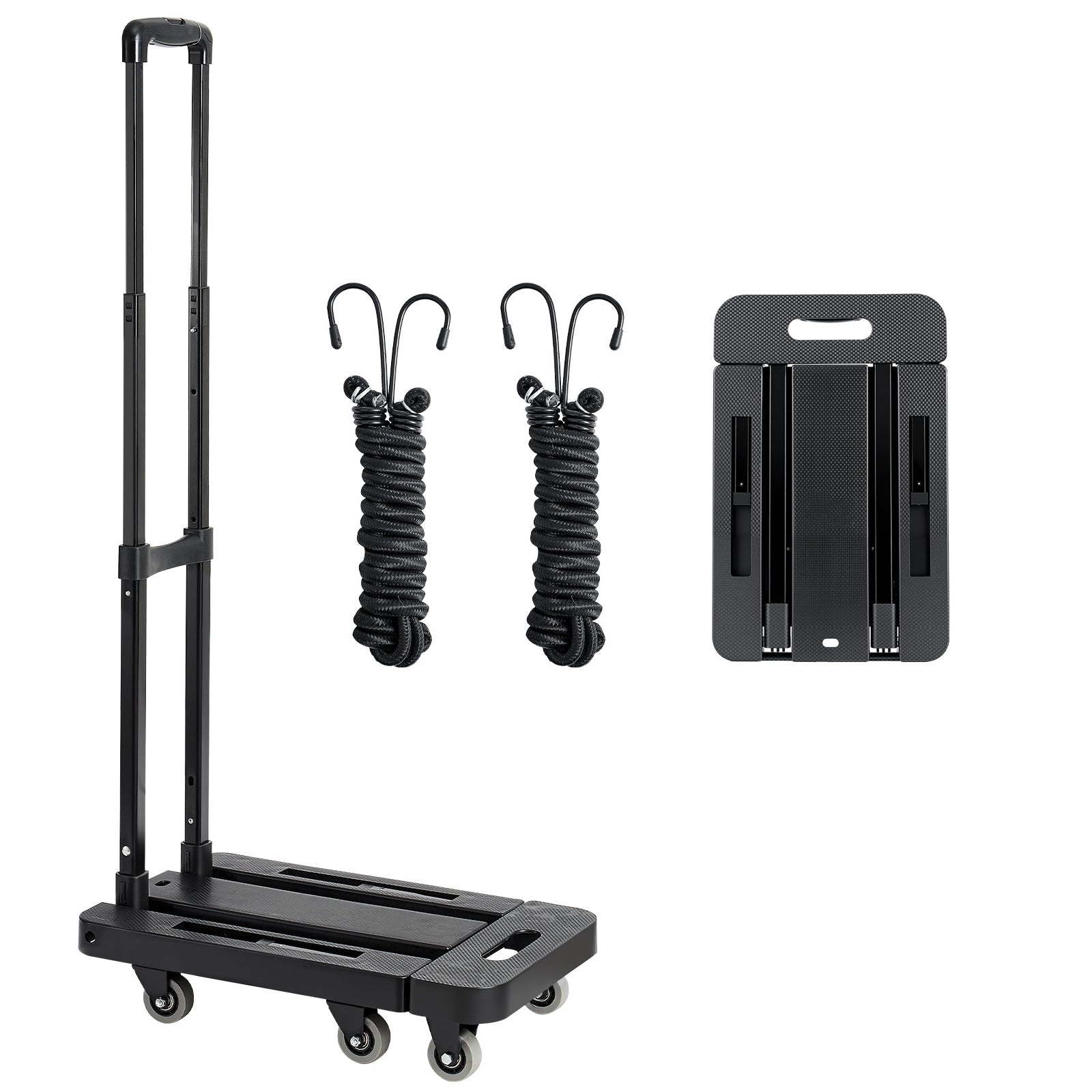 Folding Hand Truck 500 lbs Platform Cart Dolly Trolley Cart for Moving