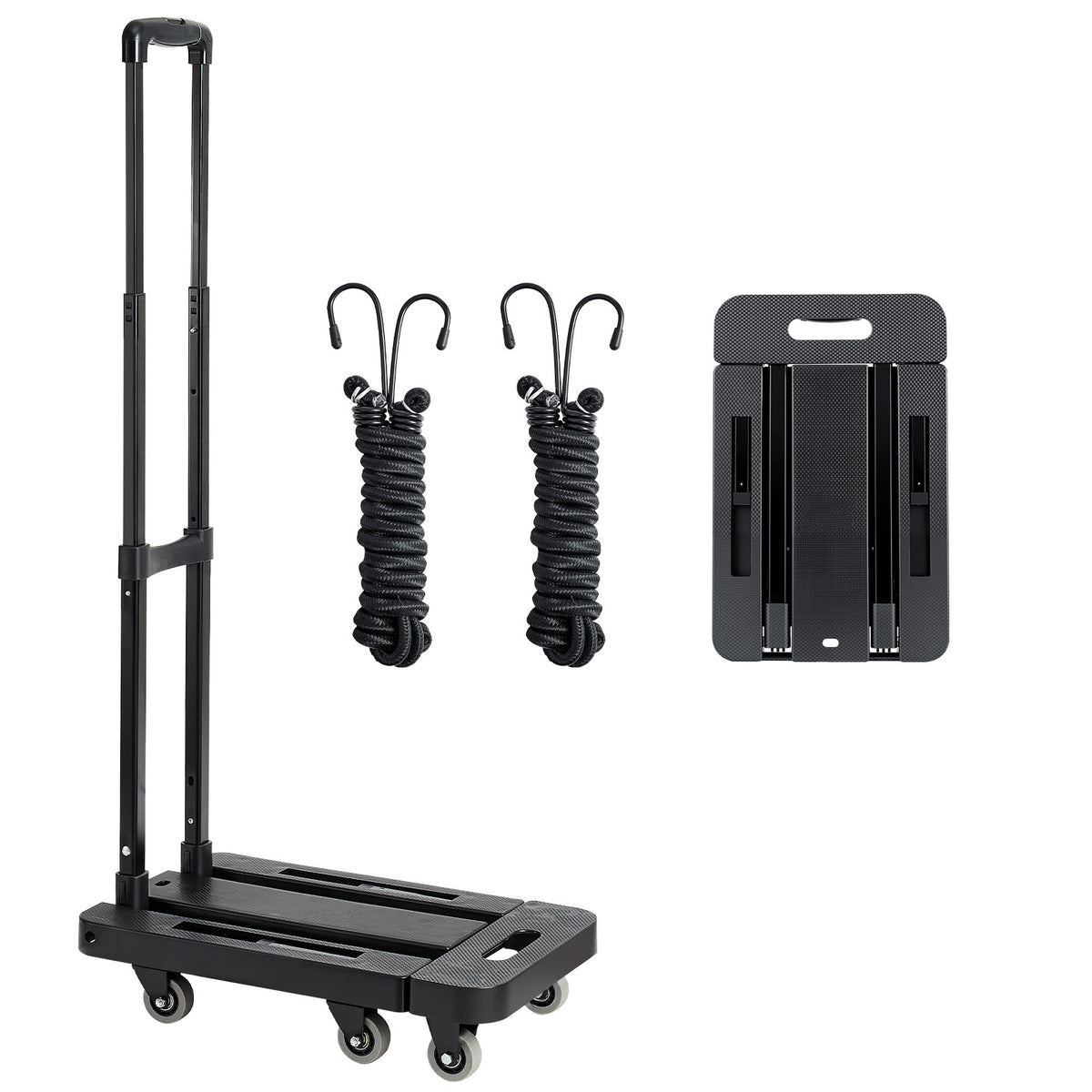 Folding Hand Truck 500 lbs Platform Cart Dolly Trolley Cart for Moving