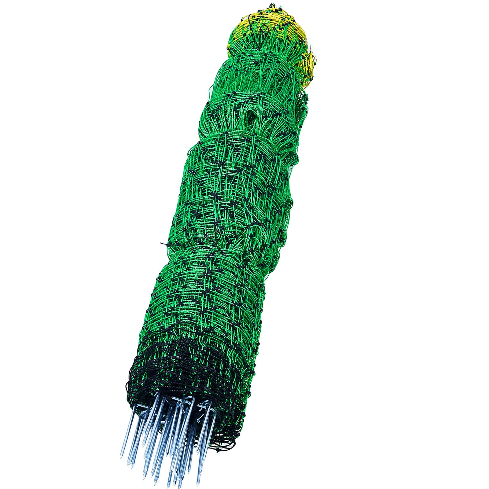 Electric Fence Netting, 35" H x 164' L, PE Net Fencing with Posts & Double-Spiked Stakes, Utility Portable Mesh for Goats, Sheep, Lambs, Deer, Hogs, Dogs, Used in Backyards, Farms, and Ranches