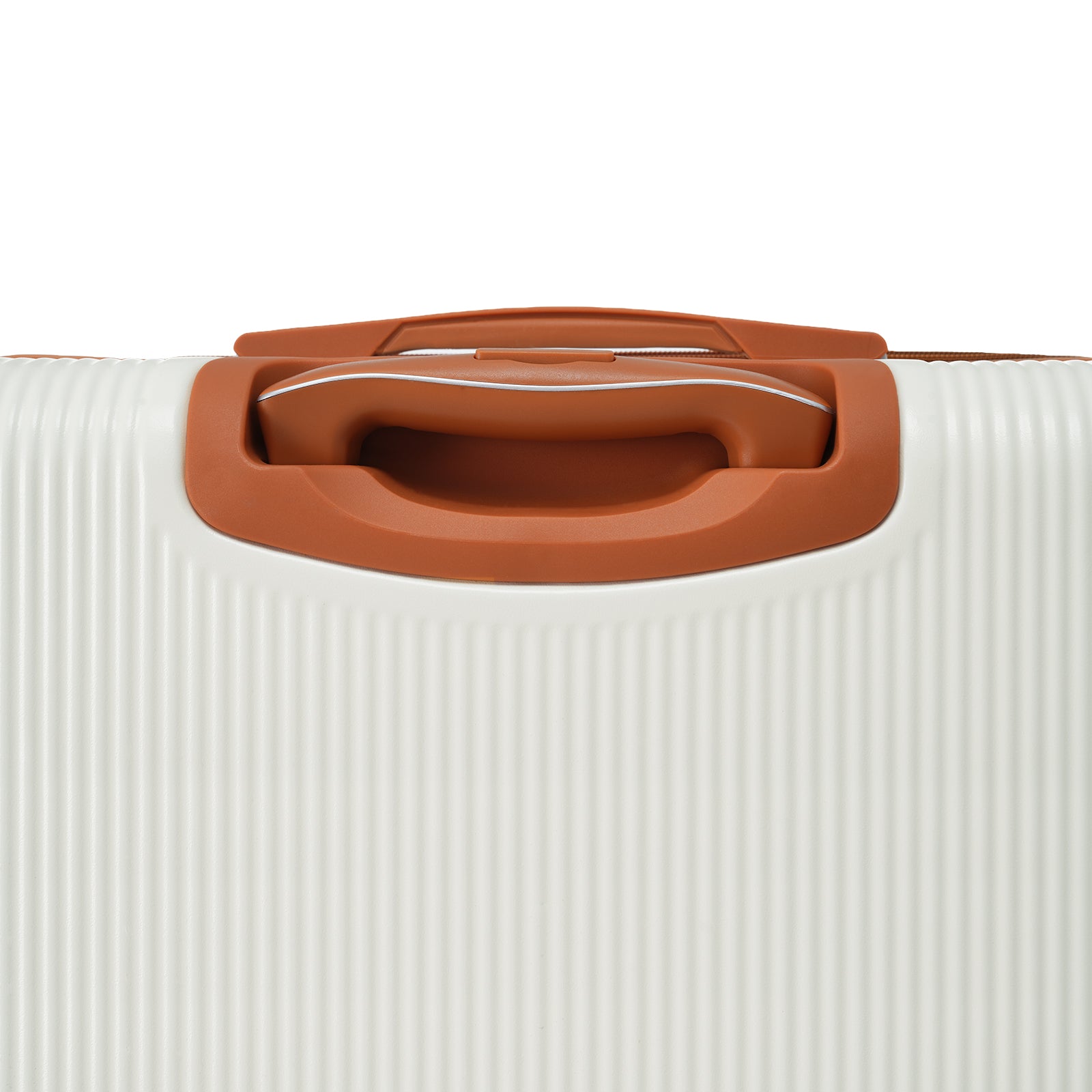 Hardshell Luggage Set 3-Piece, 20 Inch Carry-On Suitcase with Spinner Wheels TSA Lock, Lightweight Durable ABS for Travel Business, Cream