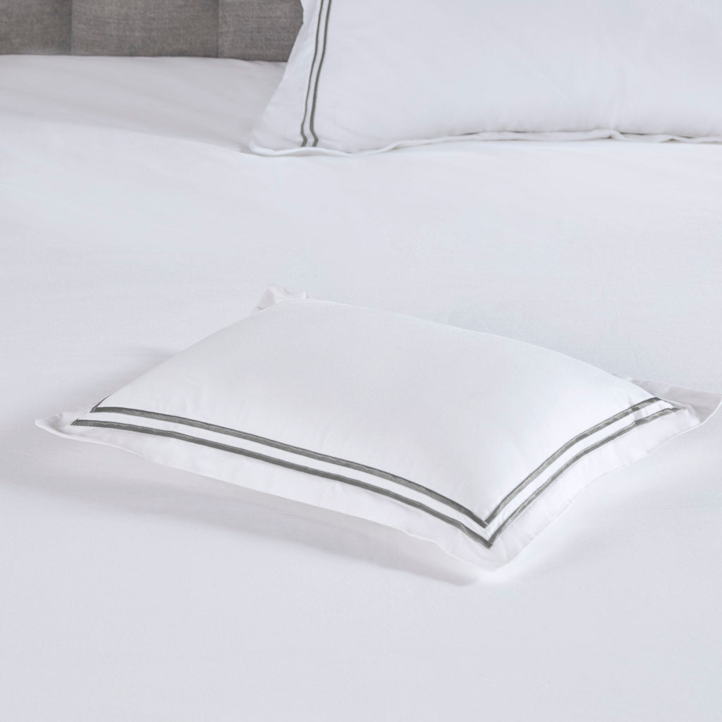 King/Cal King 100% Cotton Sateen Embroidered Comforter Set