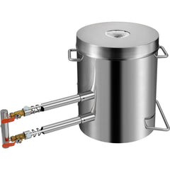Propane Melting Furnace Kit, 12KG Large Capacity Foundry Home Kilns,Stainless Steel Smelter,  Blacksmithing Forge with Crucible an Tongs Kiln, For Metal Scrap Recycle, Gold Copper Silver Casting
