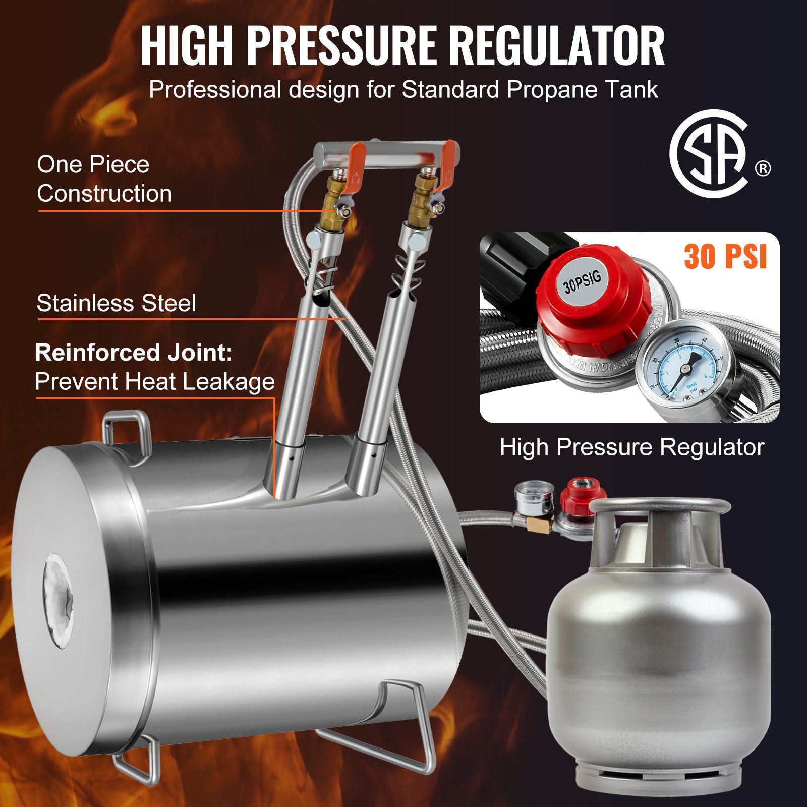 Propane Melting Furnace Kit, 12KG Large Capacity Foundry Home Kilns,Stainless Steel Smelter,  Blacksmithing Forge with Crucible an Tongs Kiln, For Metal Scrap Recycle, Gold Copper Silver Casting