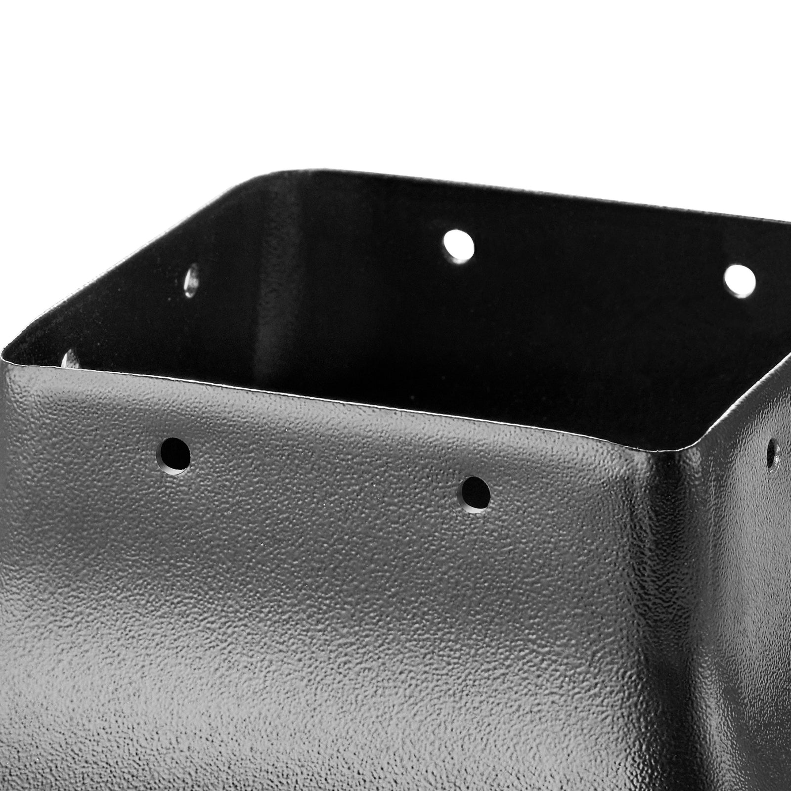 Post Base 4x4 10Pcs, Internal 3.6"x3.6" Heavy Duty Powder-Coated Steel Post Bracket Fit for Standard Wood Post Anchor, Decking Post Base for Deck Porch Handrail Railing Support