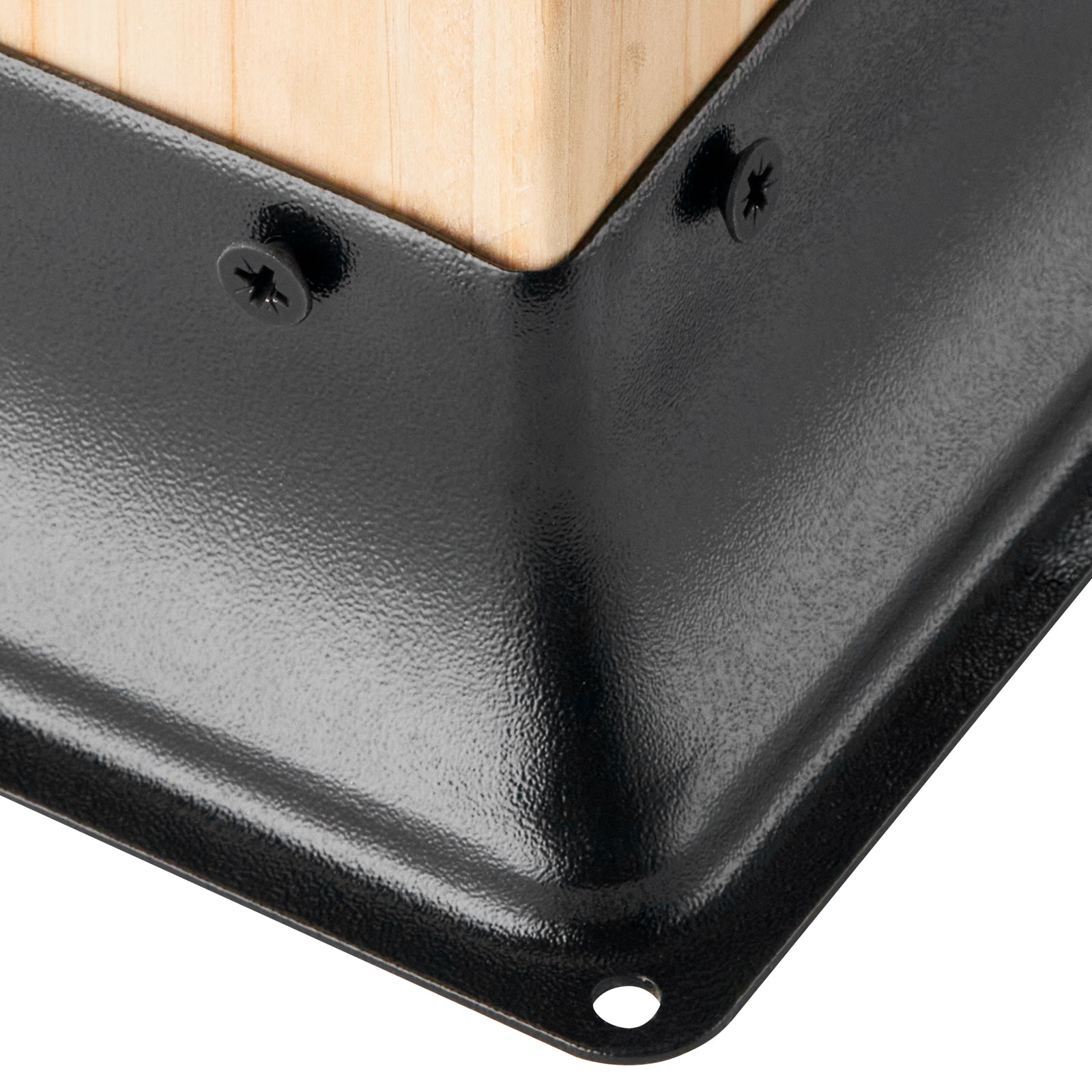 Post Base 4x4 10Pcs, Internal 3.6"x3.6" Heavy Duty Powder-Coated Steel Post Bracket Fit for Standard Wood Post Anchor, Decking Post Base for Deck Porch Handrail Railing Support