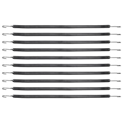 50 Pcs Flat Bungee Cord Set 19.8 mm Heavy Duty Bungee Straps with S-Hook