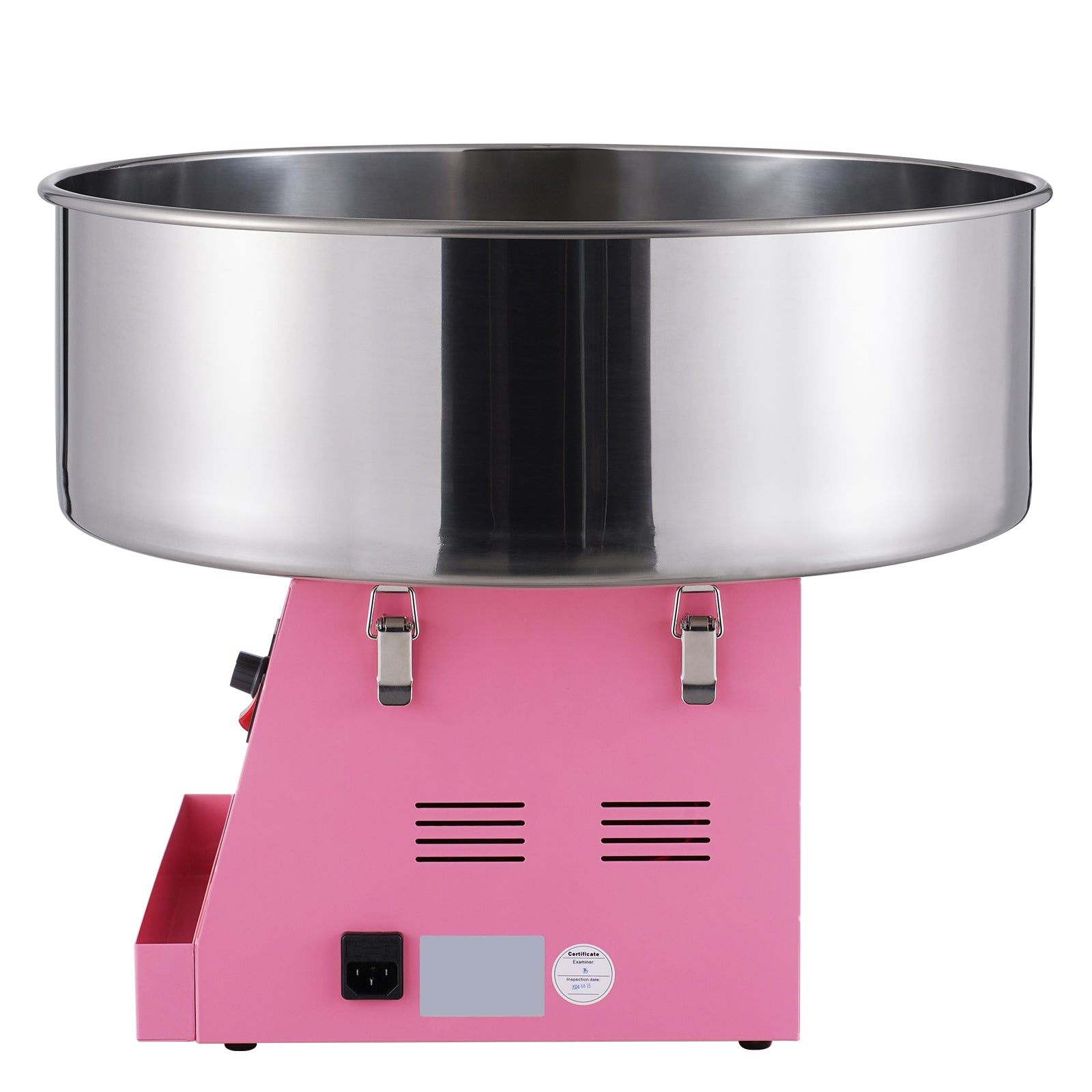 Electric Cotton Candy Machine, 1000W Candy Floss Maker, Commercial Cotton Candy Machine with Stainless Steel Bowl, and Sugar Scoop, Perfect for Home Kids Birthday, Family Party (Pink)