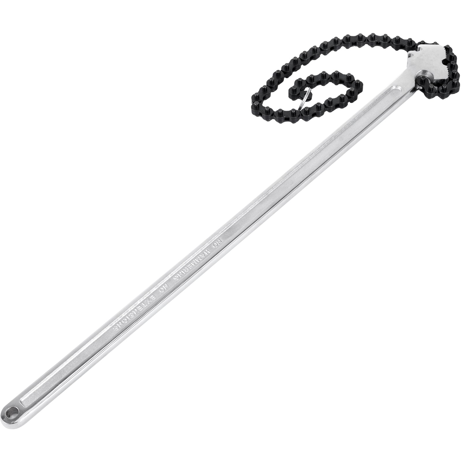 24inch Chain Wrench Carbon Steel Chain Pipe Wrench Heavy Duty 6.7inch Diameter Capacity Chain Strap Filter Wrench
