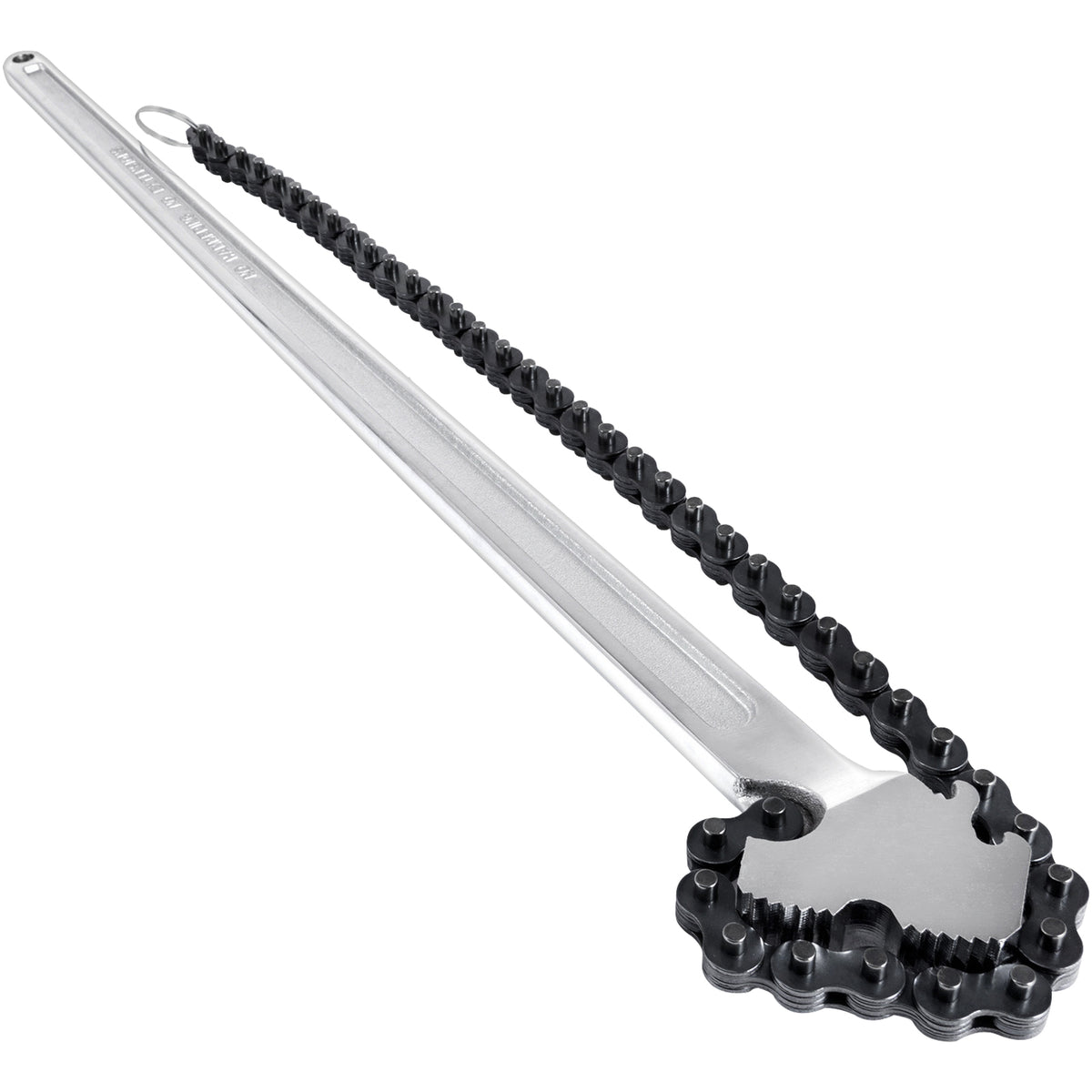 24inch Chain Wrench Carbon Steel Chain Pipe Wrench Heavy Duty 6.7inch Diameter Capacity Chain Strap Filter Wrench