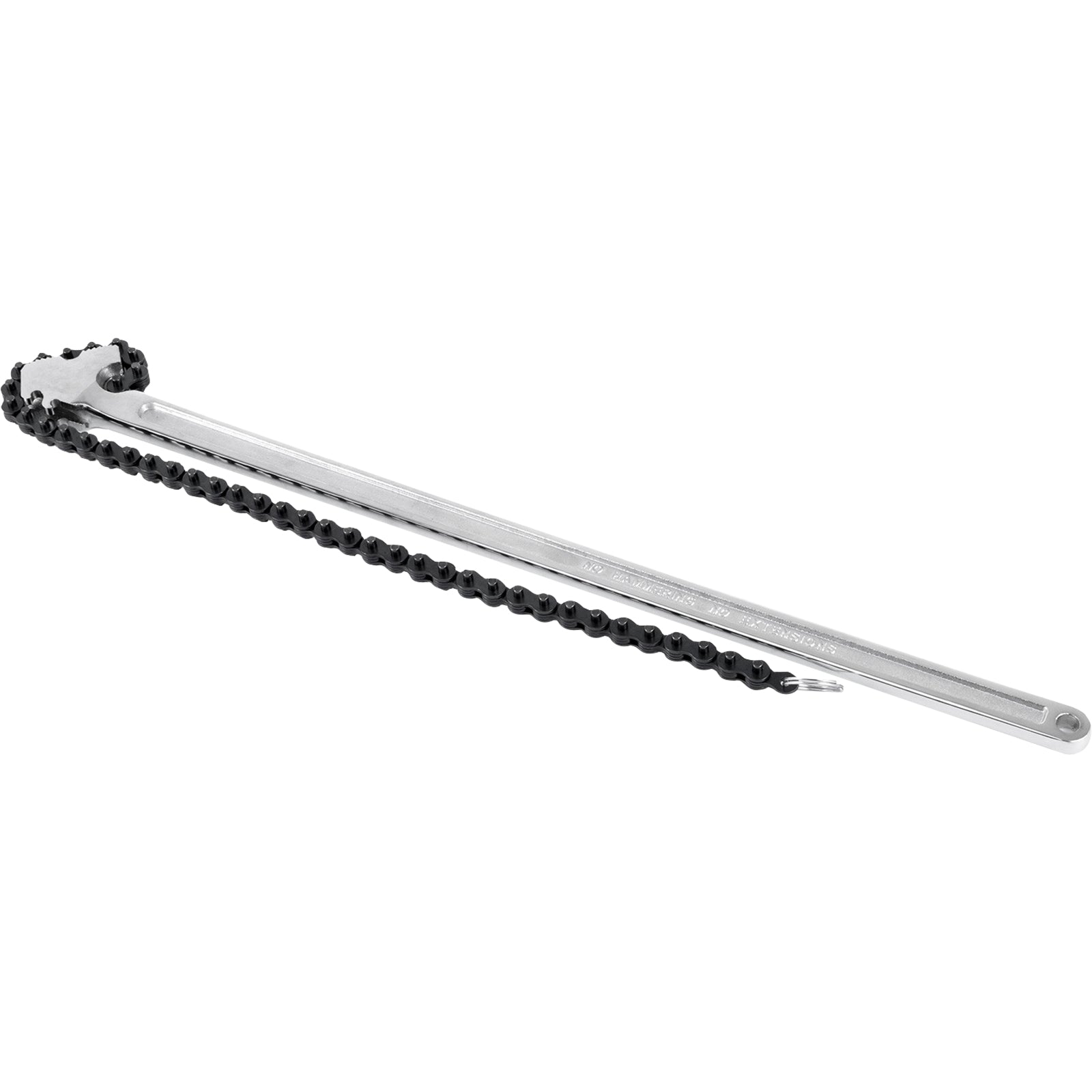 24inch Chain Wrench Carbon Steel Chain Pipe Wrench Heavy Duty 6.7inch Diameter Capacity Chain Strap Filter Wrench