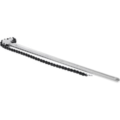 24inch Chain Wrench Carbon Steel Chain Pipe Wrench Heavy Duty 6.7inch Diameter Capacity Chain Strap Filter Wrench