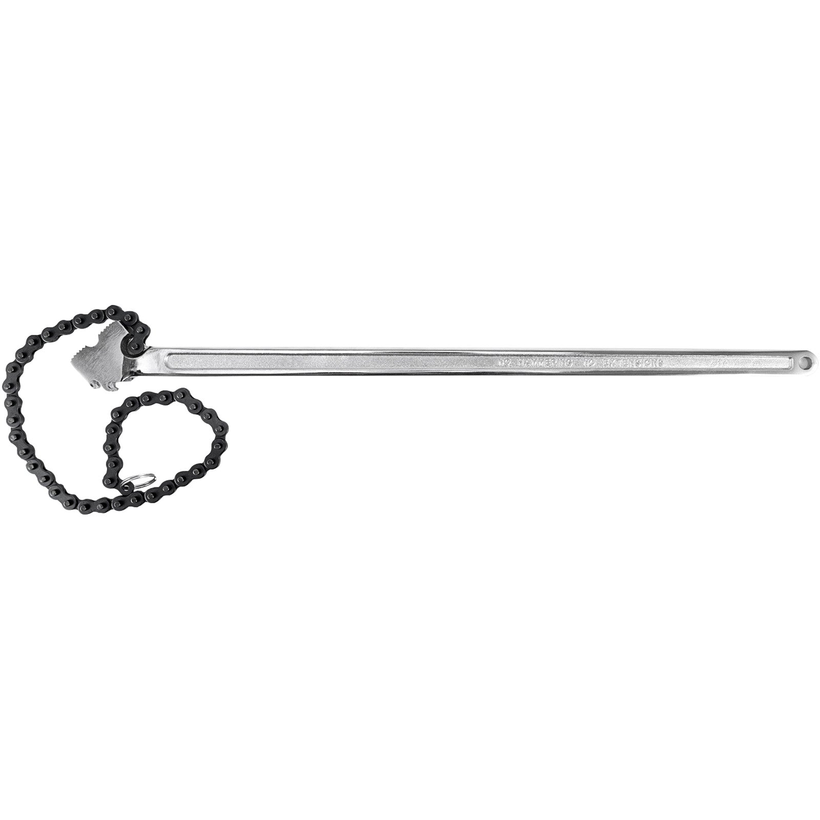 24inch Chain Wrench Carbon Steel Chain Pipe Wrench Heavy Duty 6.7inch Diameter Capacity Chain Strap Filter Wrench