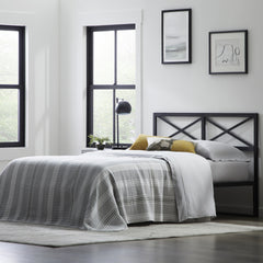 Taylor Metal Headboard, Cal King, Black