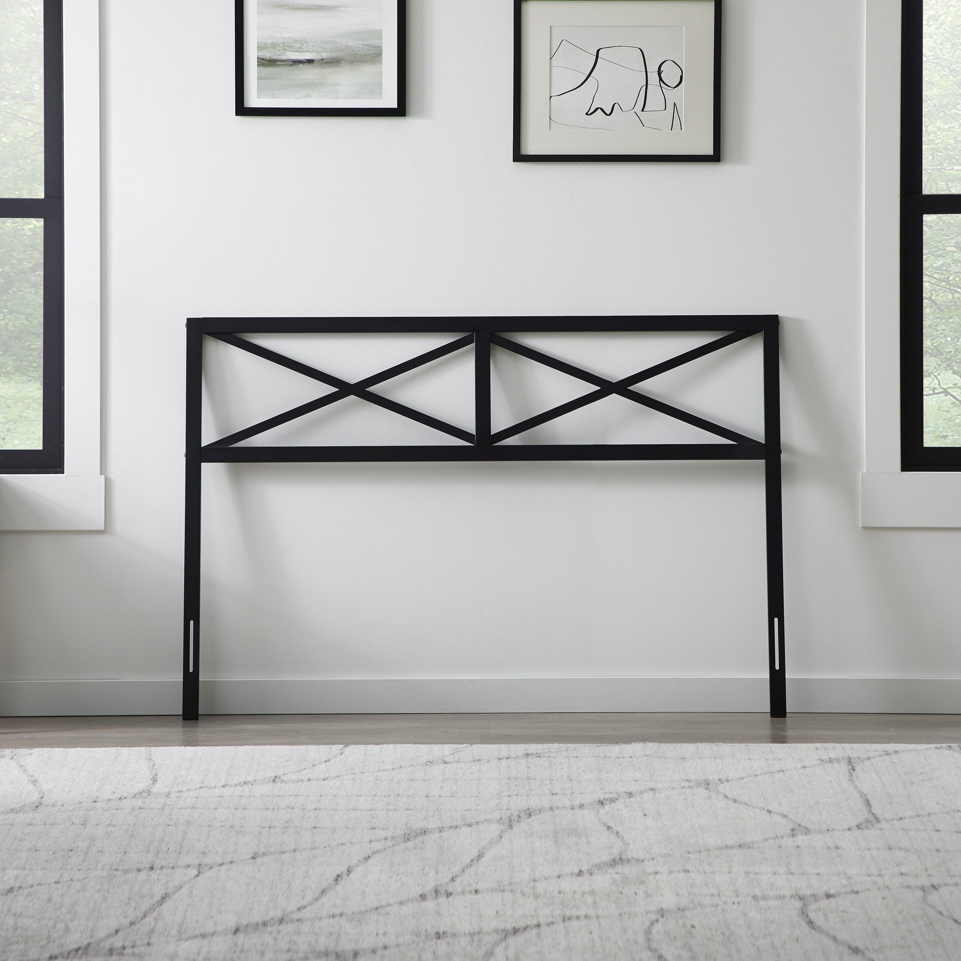 Taylor Metal Headboard, Cal King, Black