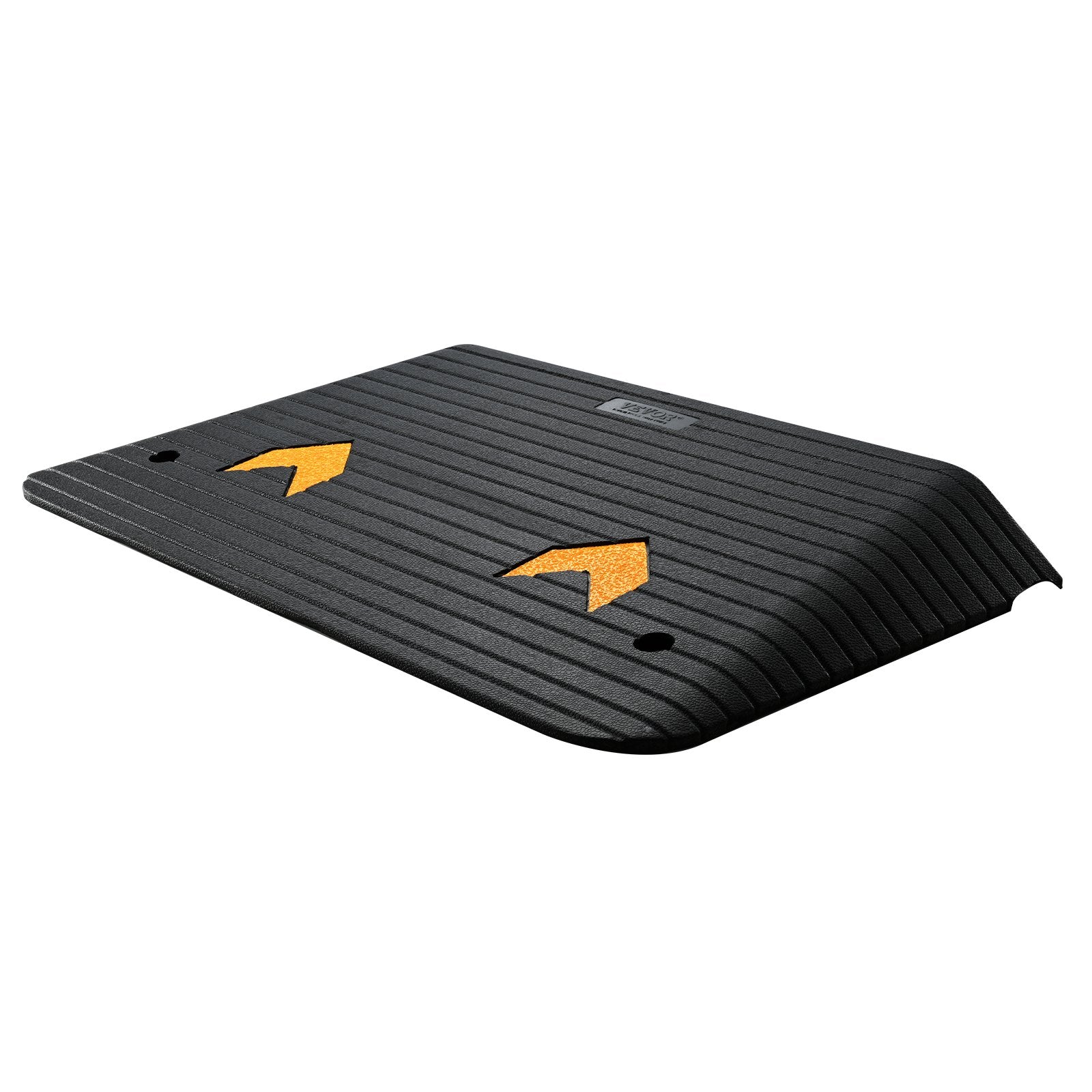 Upgraded Rubber Threshold Ramp, 3.5" Rise Door Ramp with 1 Channel, Natural Rubber Car Ramp with Non-Slip Textured Surface, 33069 lbs Load Capacity Curb Ramp for Wheelchair and Scooter