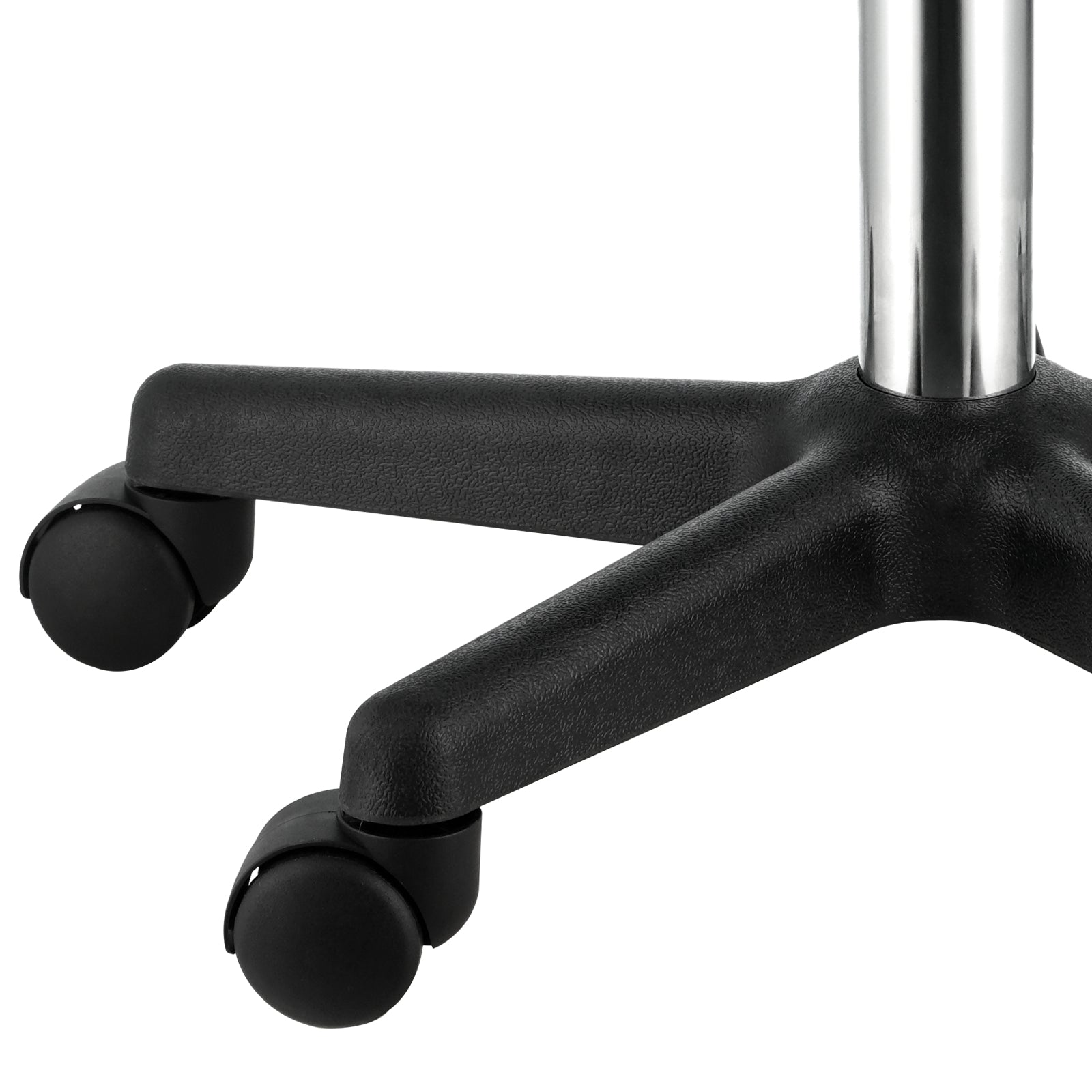 Rolling Stools with Wheels, 400 LBS Weight Capacity Adjustable Height Stool with Ultra-Thick Seat Cushion, Swivel Stools Chair for Salon, Bar, Home, Office, Tatoo, Medical, Massage, Black