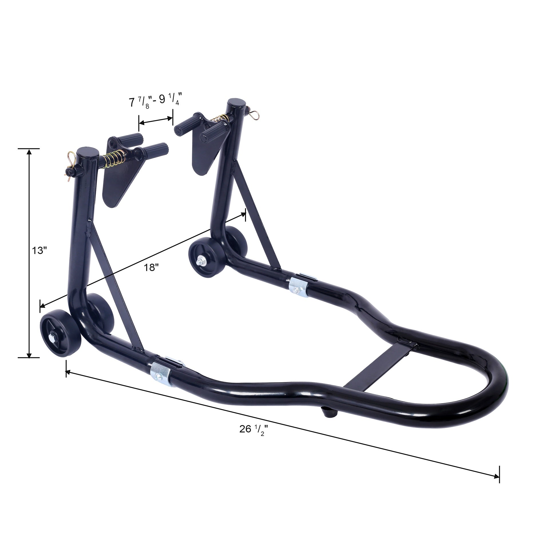 Motorcycle Stand 1000LB Sport Bike Front and Rear Wheel Lift Swingarm Paddock Stands Black U