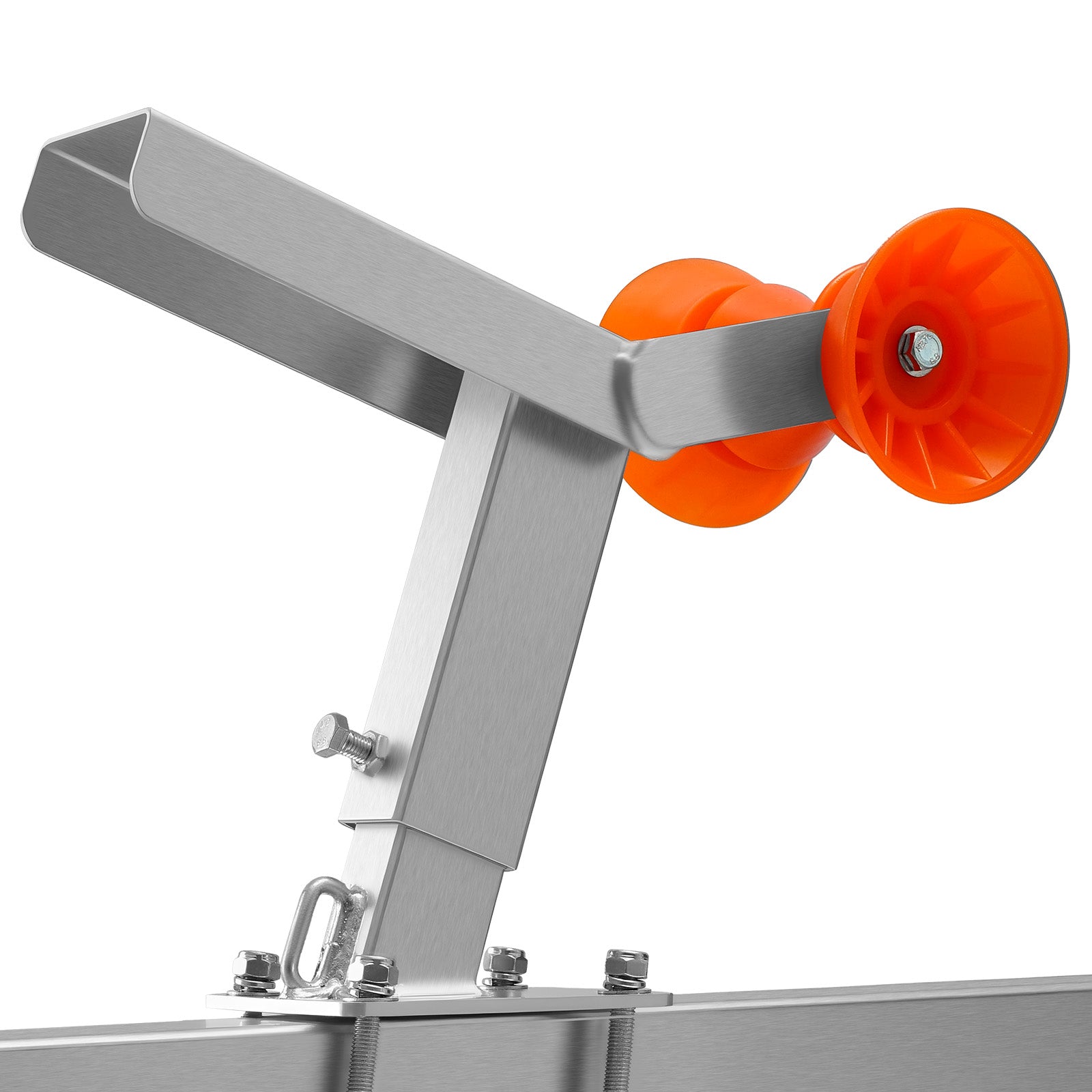 Boat Trailer Winch Stand with Roller Adjustable Height Boat Winch Mount