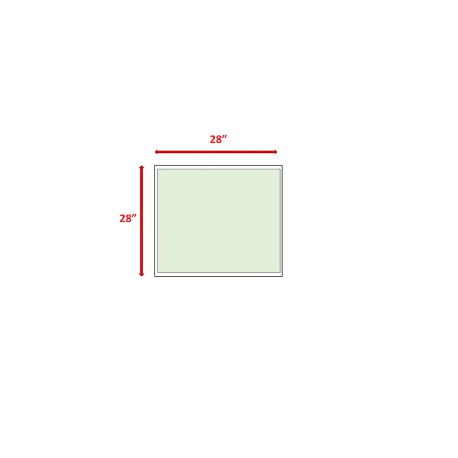 Modern Brown Square Coffee Table – No Assembly Required