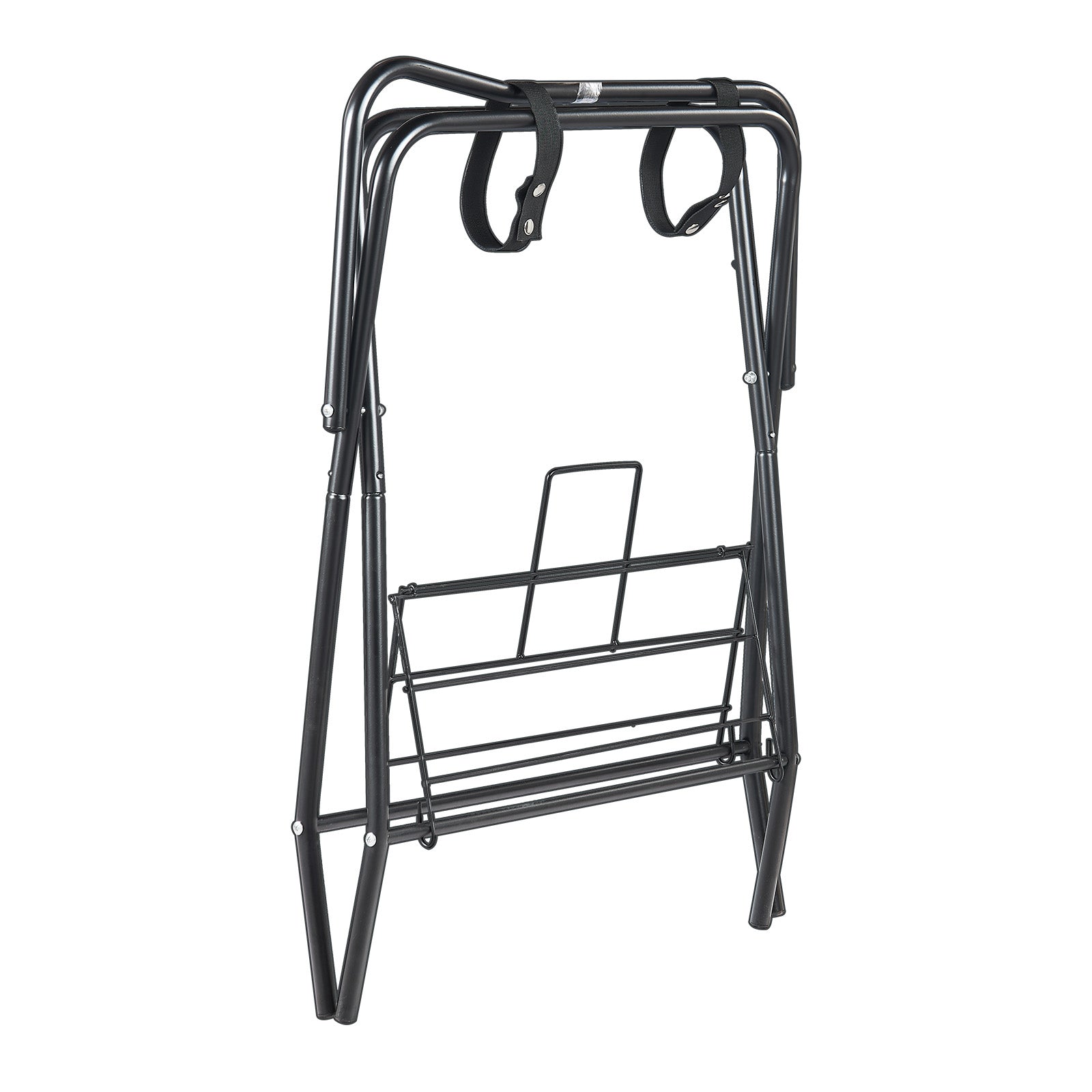 Folding Saddle Rack Freestanding Horse Saddle Stand for English Saddle