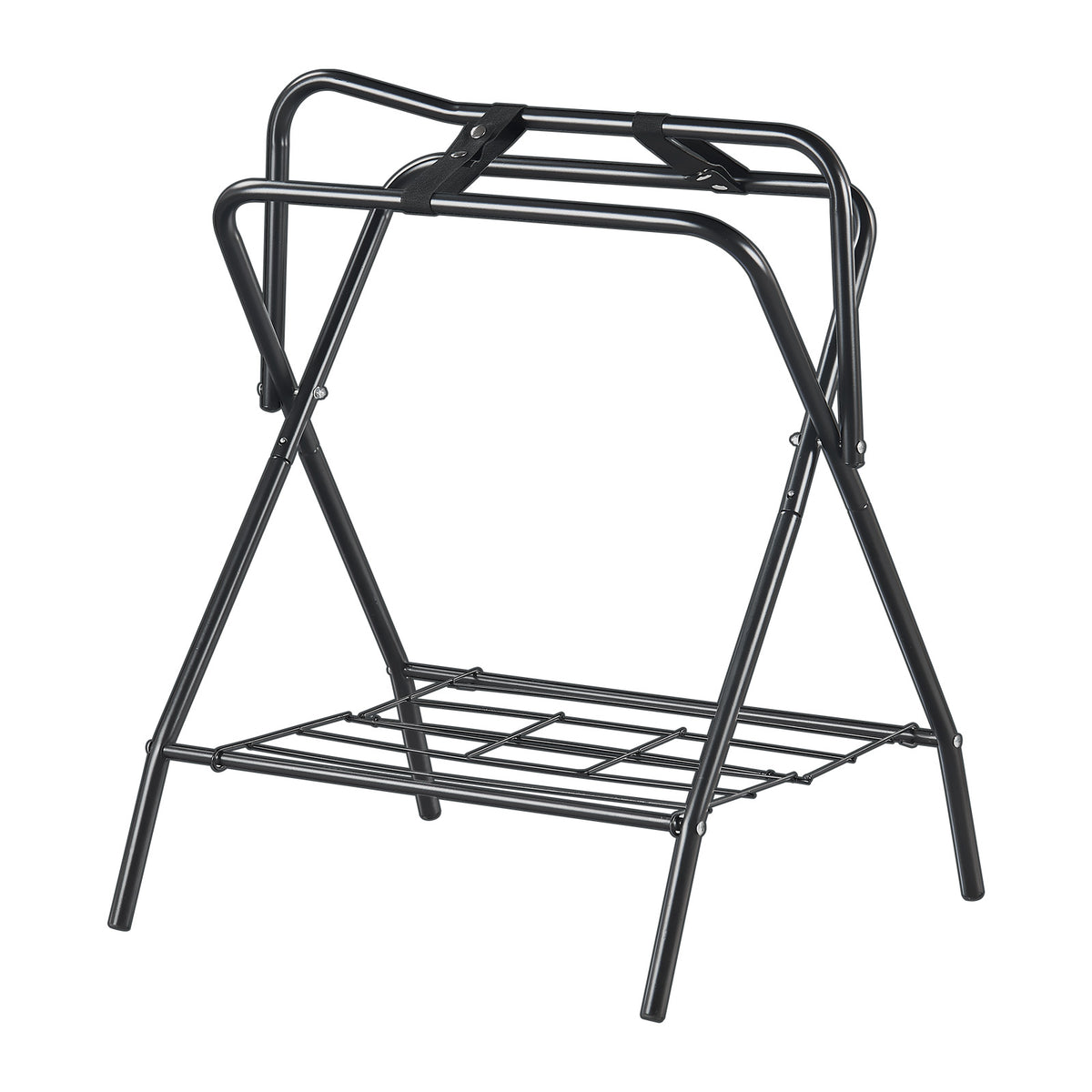 Folding Saddle Rack Freestanding Horse Saddle Stand for English Saddle