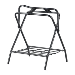 Folding Saddle Rack Freestanding Horse Saddle Stand for English Saddle
