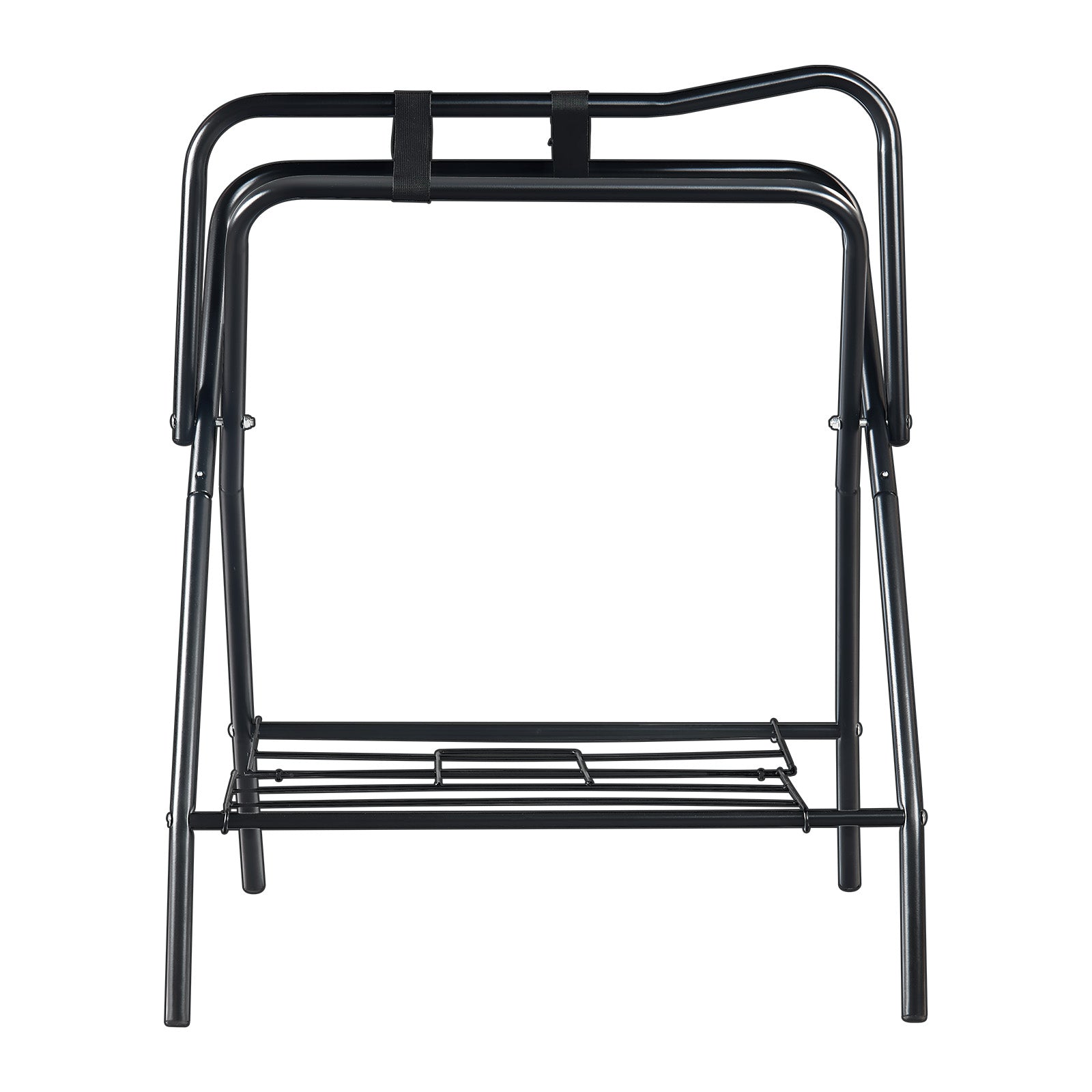 Folding Saddle Rack Freestanding Horse Saddle Stand for English Saddle