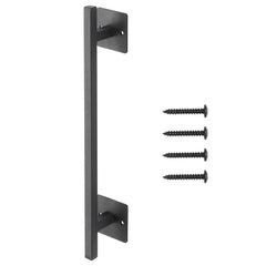 Barn Door Handle 12.6 in Rustic Heavy Duty Carbon Steel Garden Gate Pull Handle