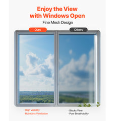 Window Screen Replacement 100 ft × 48 in Window Screen Mesh DIY Adjustable