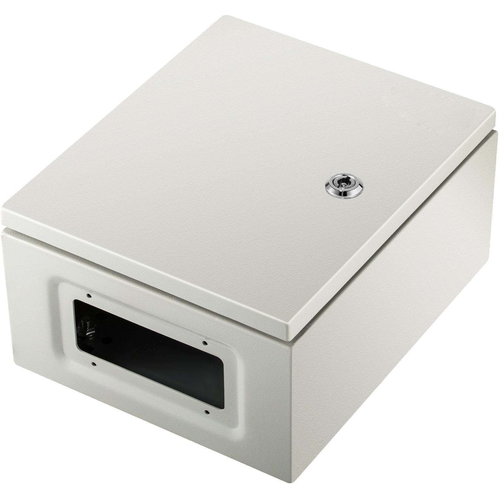 NEMA Steel Enclosure, 12 x 10 x 6'' NEMA 4X Steel Electrical Box, IP66 Waterproof & Dustproof, Outdoor/Indoor Electrical Junction Box, with Mounting Plate