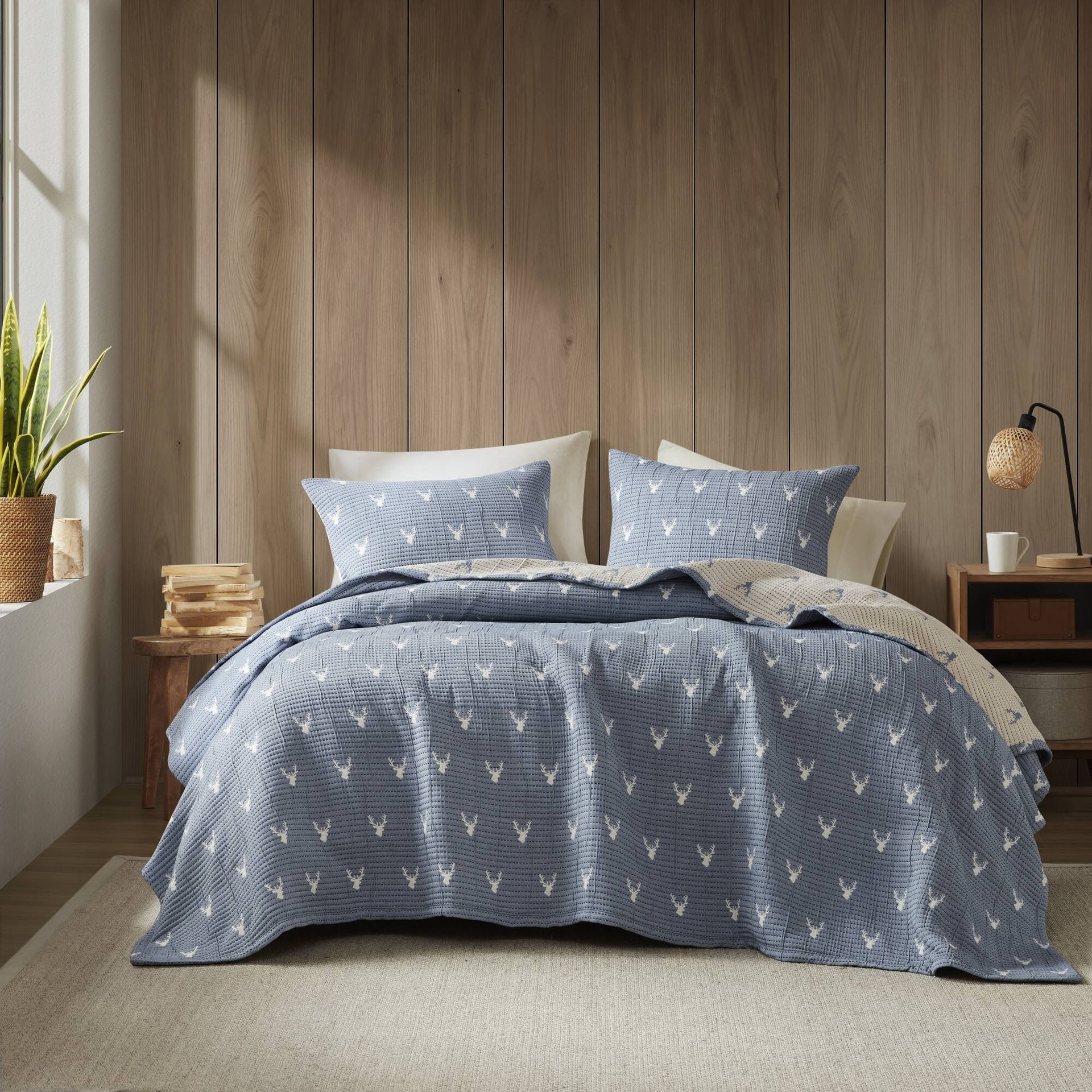 3 PCS Full/Queen Coverlet Set