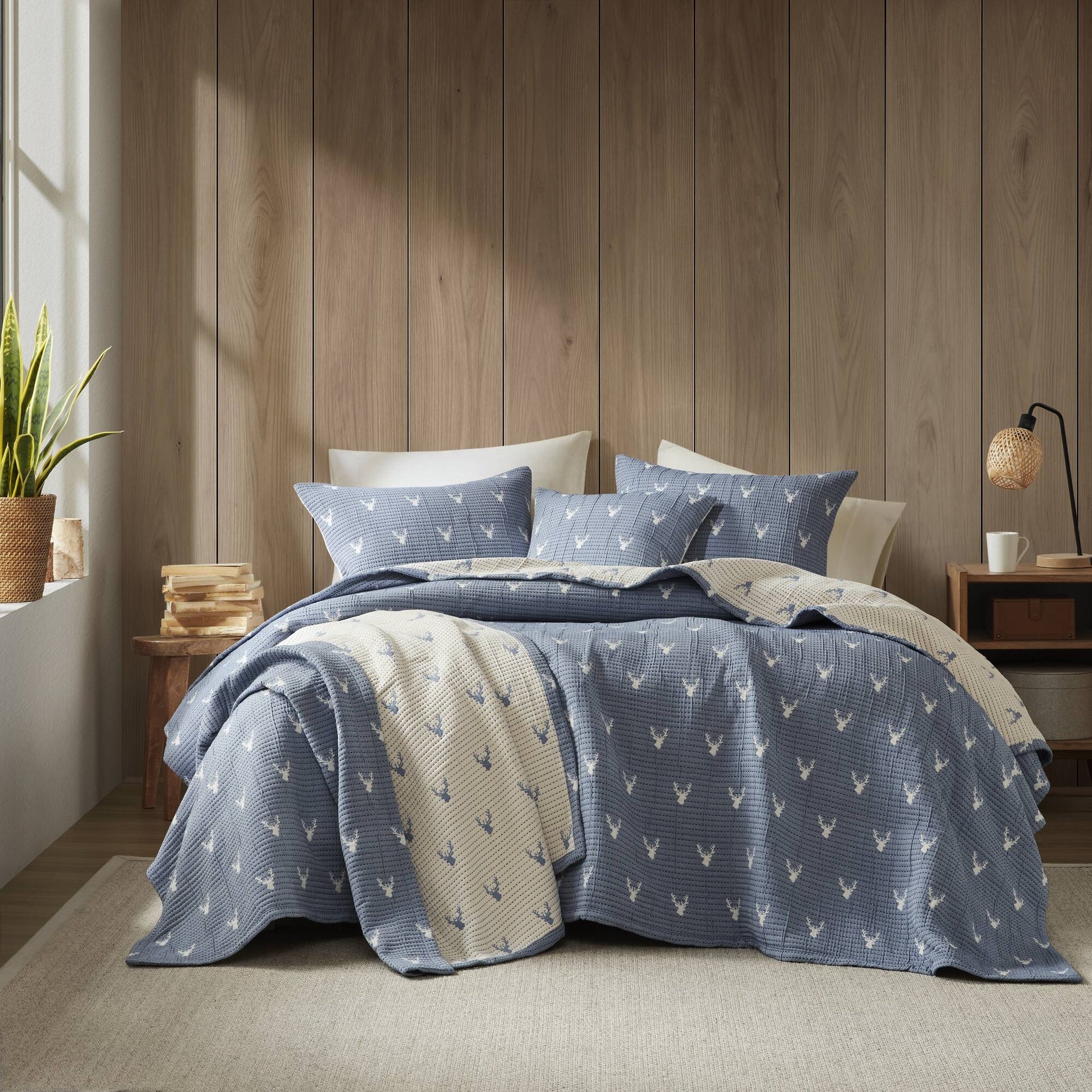 3 PCS Full/Queen Coverlet Set
