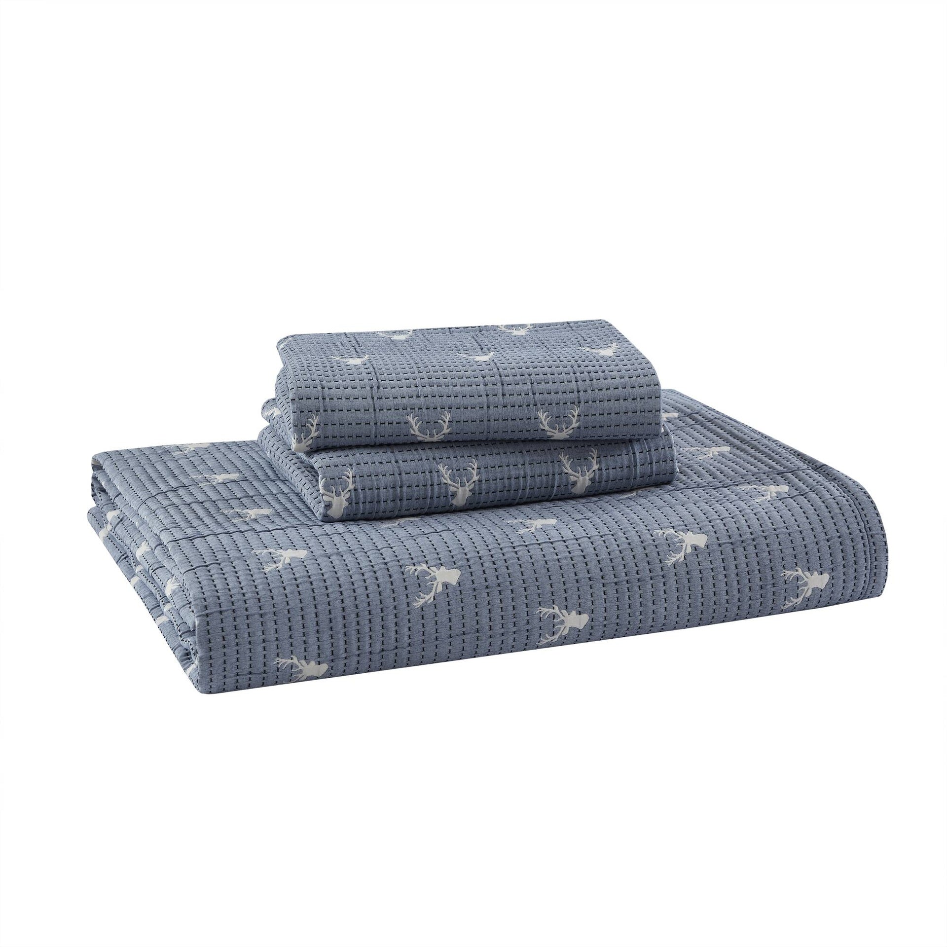 3 PCS Full/Queen Coverlet Set