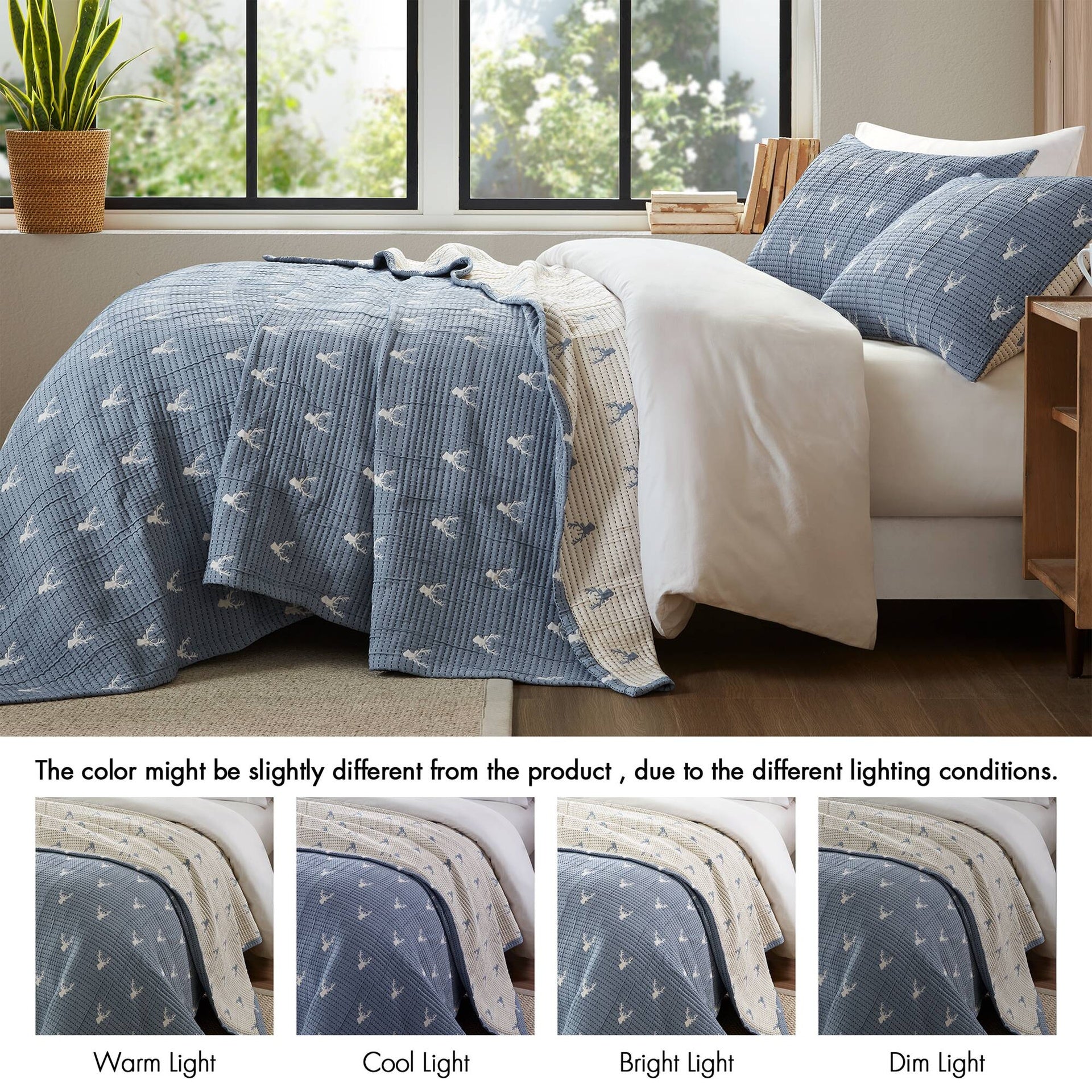 3 PCS Full/Queen Coverlet Set