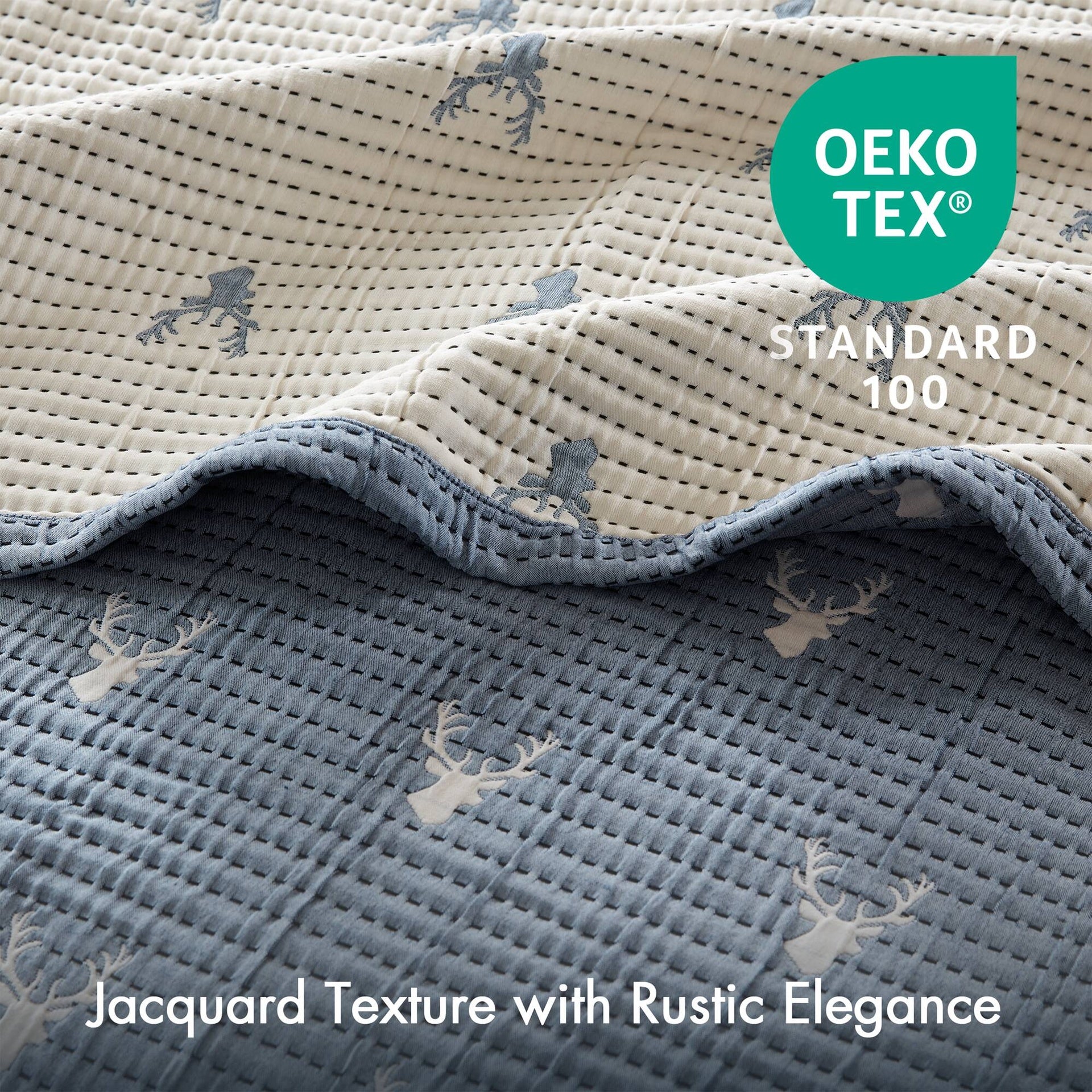 3 PCS Full/Queen Coverlet Set