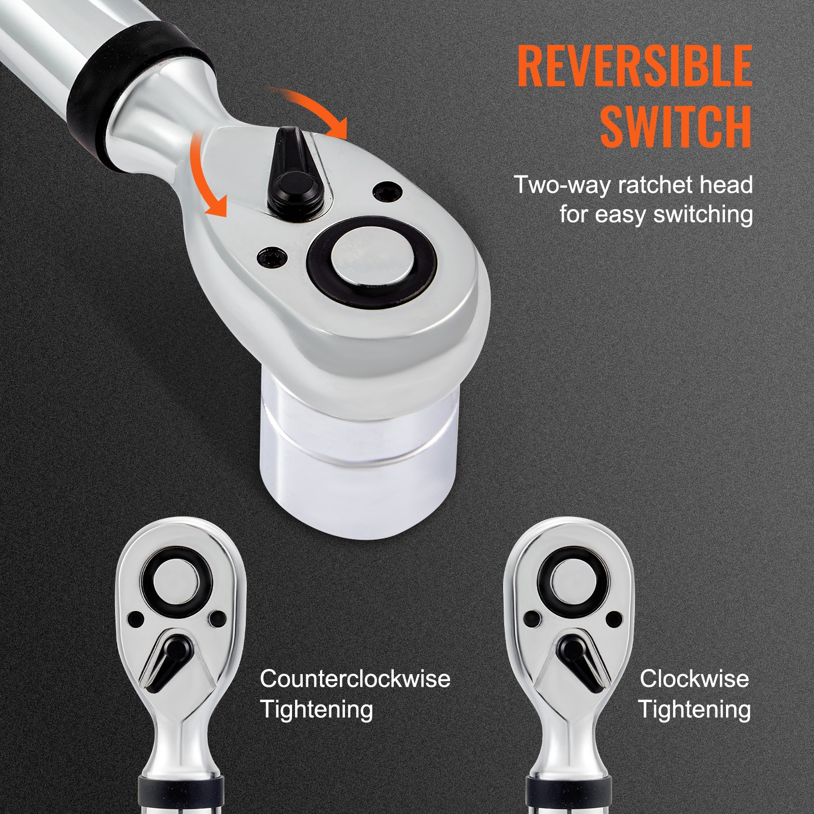 Digital Torque Wrench, 1/2" Drive Electronic Torque Wrench, Torque Wrench Kit 25-250ft.lb/34-340n.m Torque Range Accurate to ±2%, 3-Mode Adjustable Torque Wrench Set with LED Buzzer Calibration