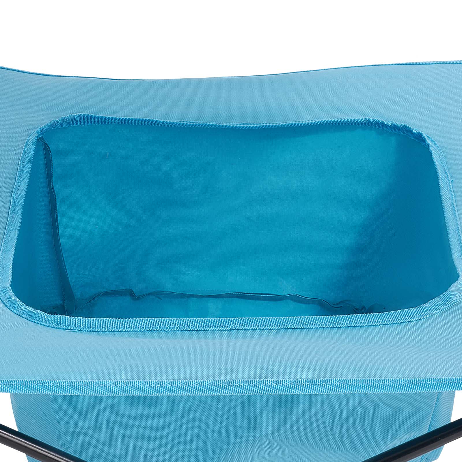 Folding Portable Camping Table Oxford Outdoor Picnic Square Table 4 Cup Holders
