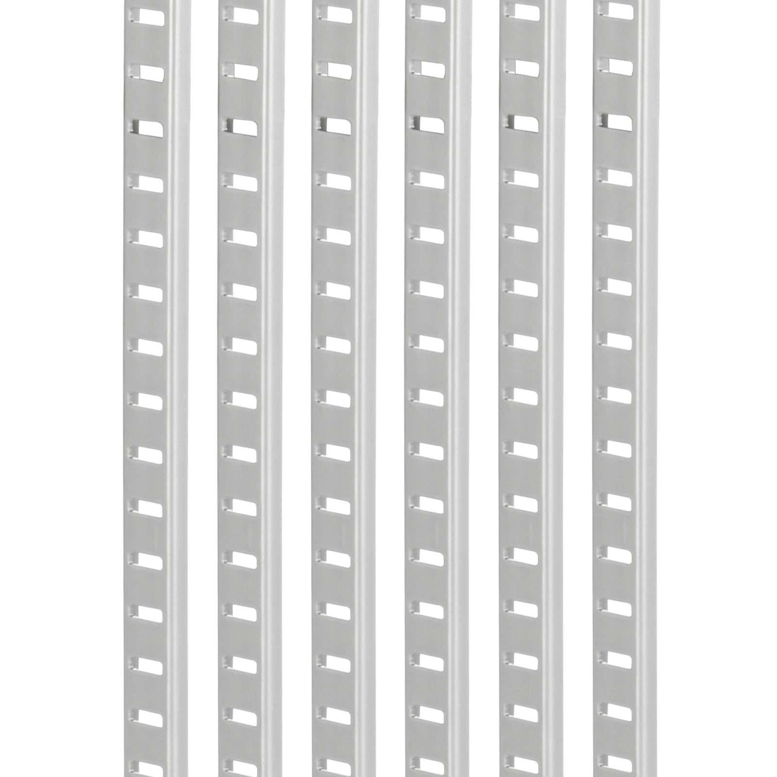 Shelf Track 36.3-inch 6 Pack Adjustable Steel Wall Mounted Shelf Pilaster