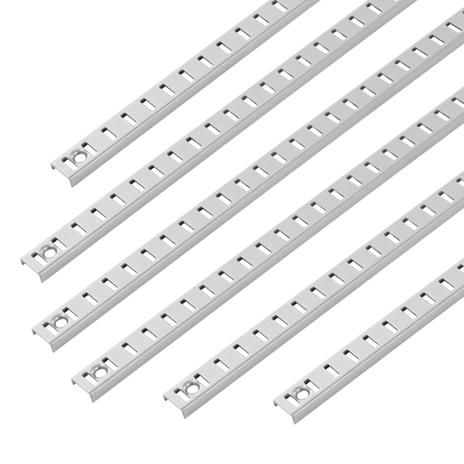 Shelf Track 36.3-inch 6 Pack Adjustable Steel Wall Mounted Shelf Pilaster