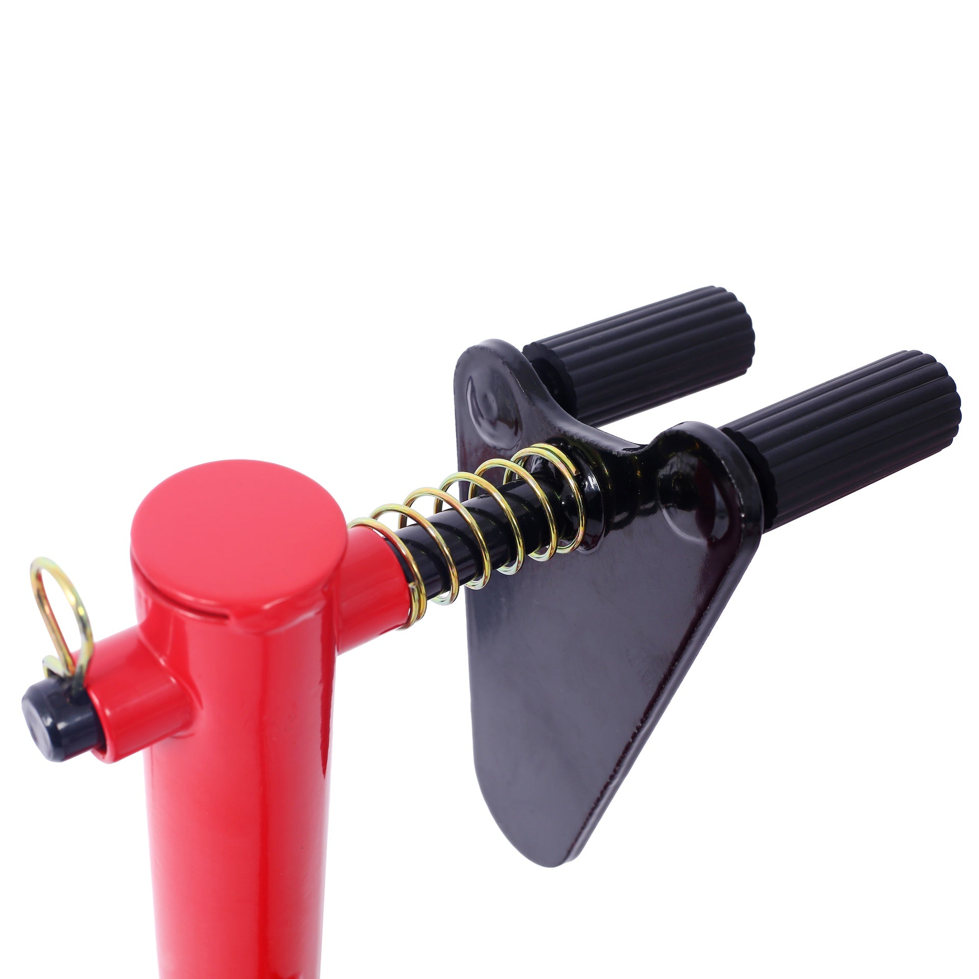Motorcycle Stand 1000LB Sport Bike Front and Rear Wheel Lift Swingarm Paddock Stands Black U   red