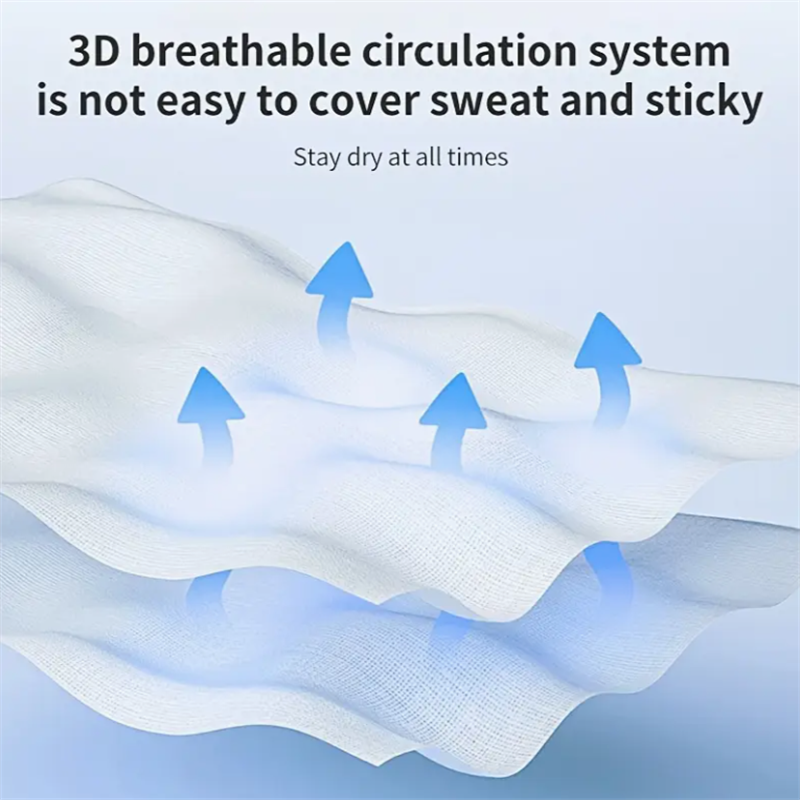 Cooling Breathable Tofu Pillows-Sky Blue(1pack)
