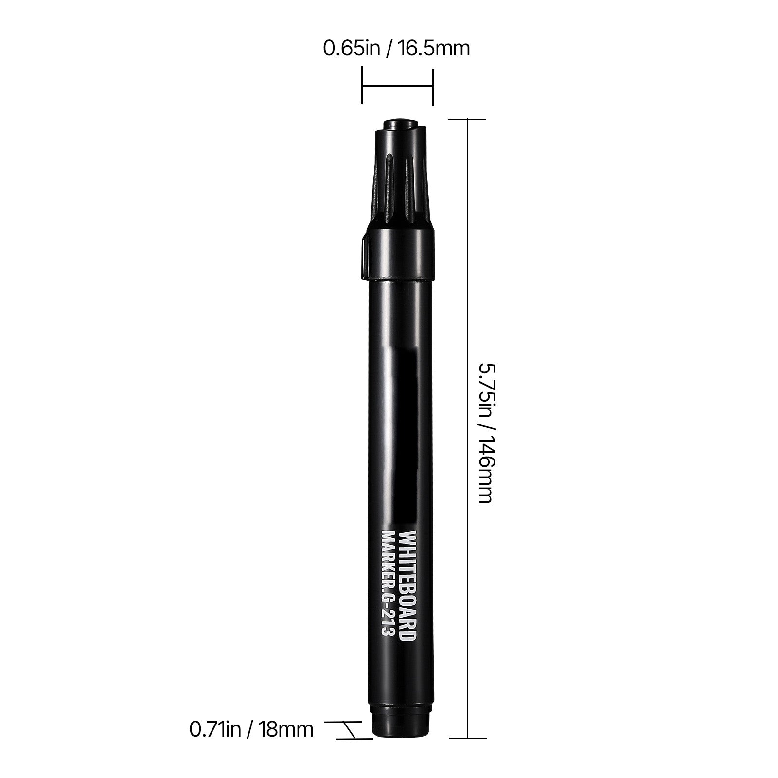 Dry Erase Markers 36 Count Black Whiteboard Markers Chisel Tip Low Odor