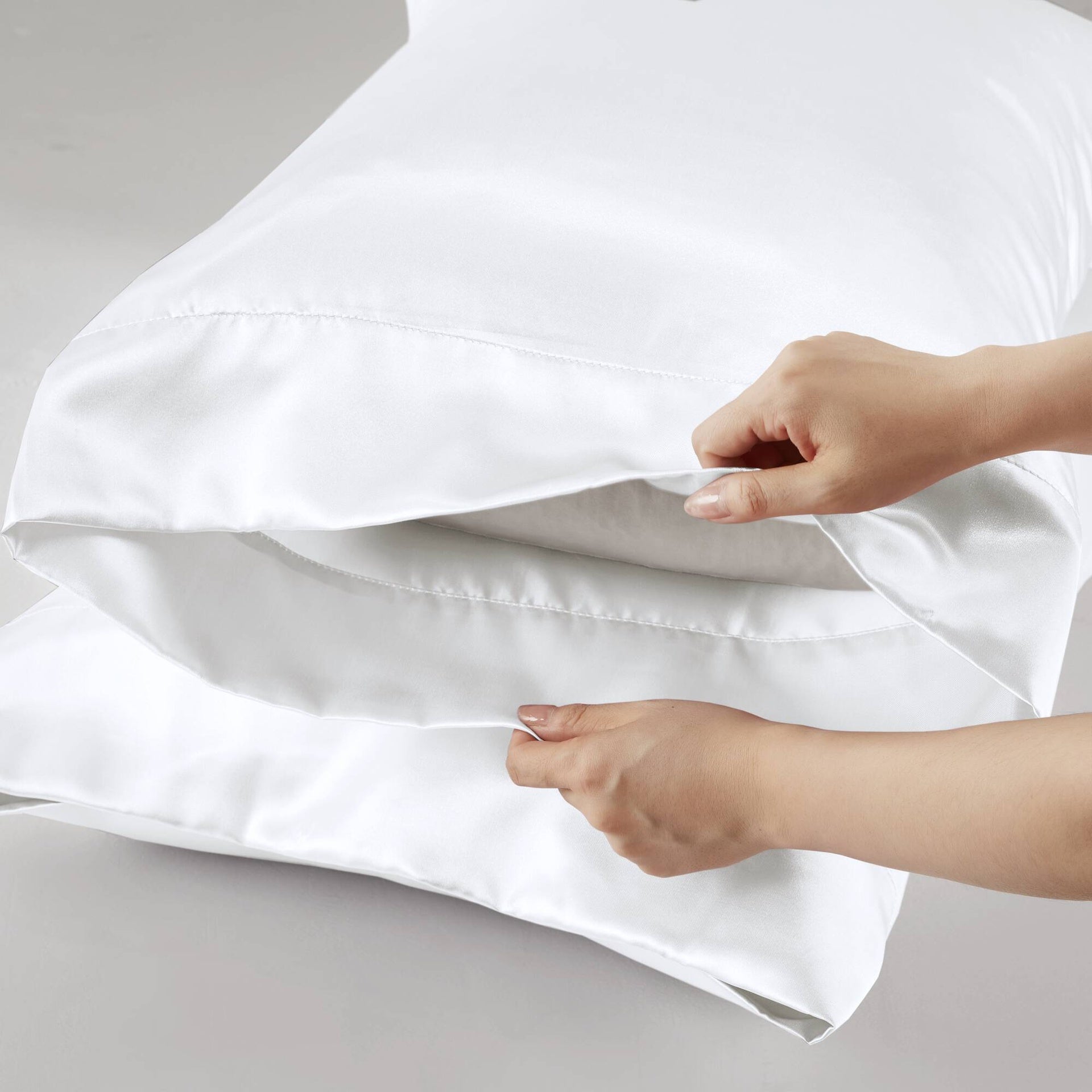 4 PCS Twin Luxury Sheet Set White