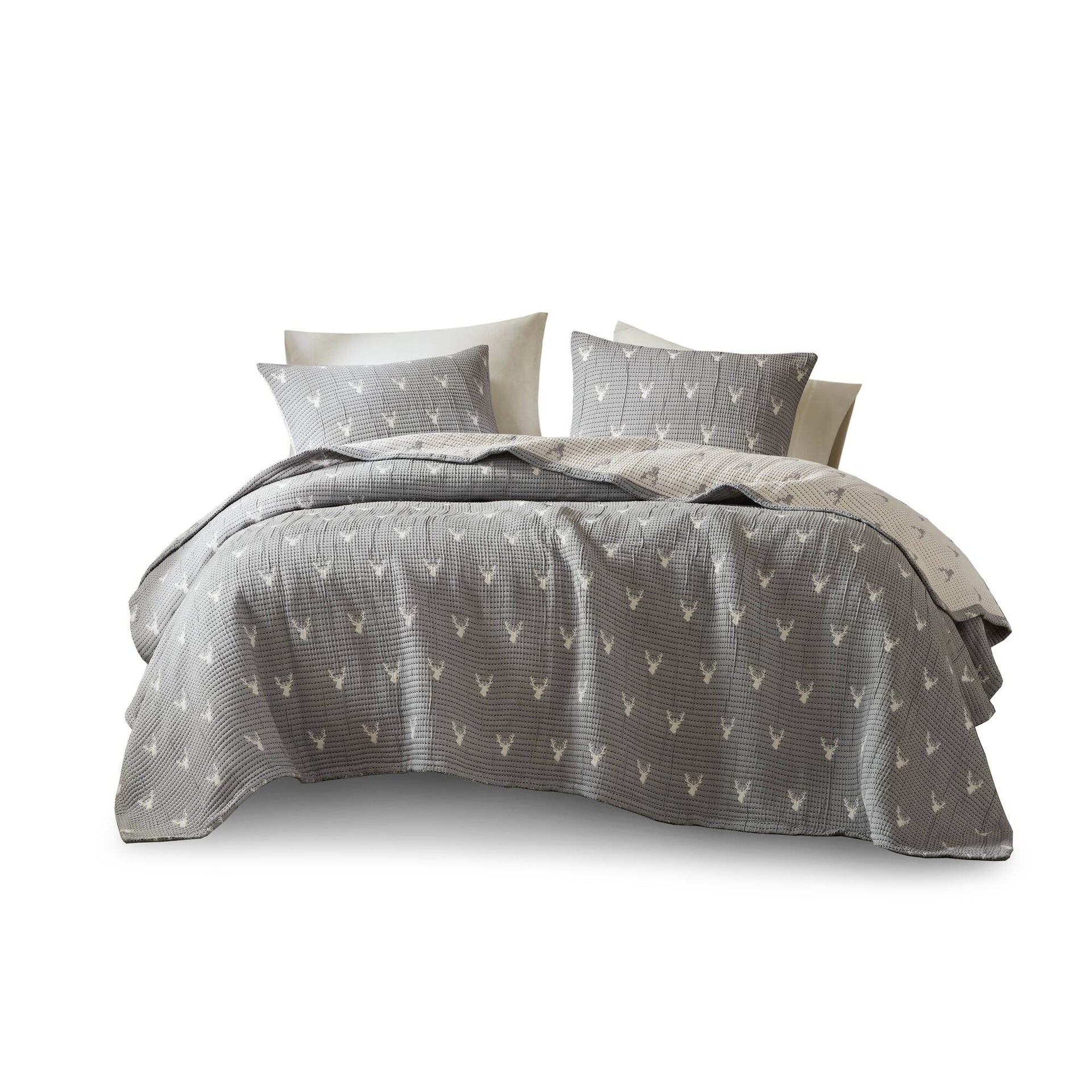 3 PCS King/Cal King Coverlet Set
