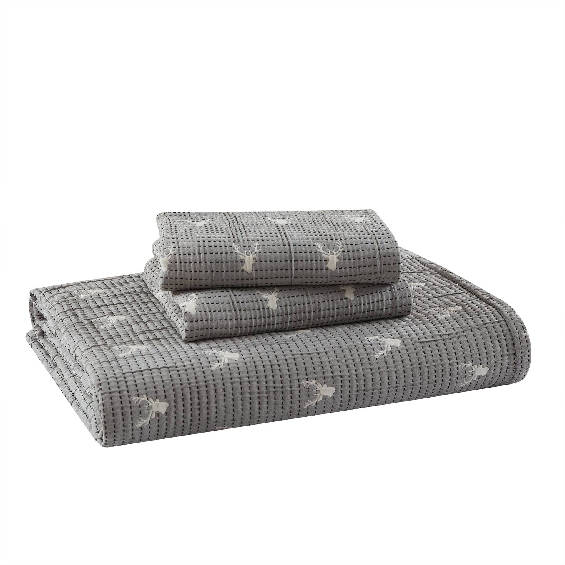 3 PCS Full/Queen Coverlet Set