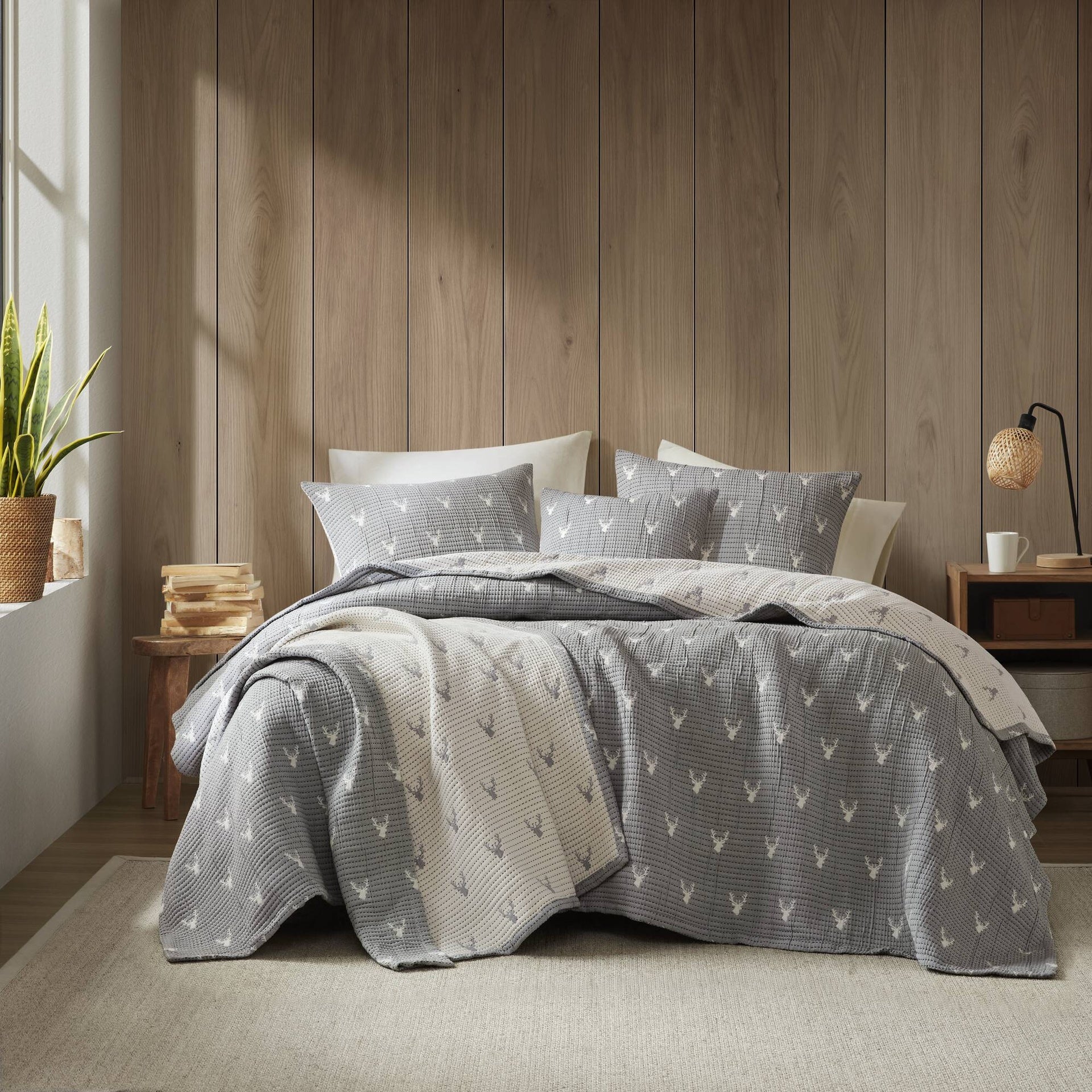 3 PCS Full/Queen Coverlet Set