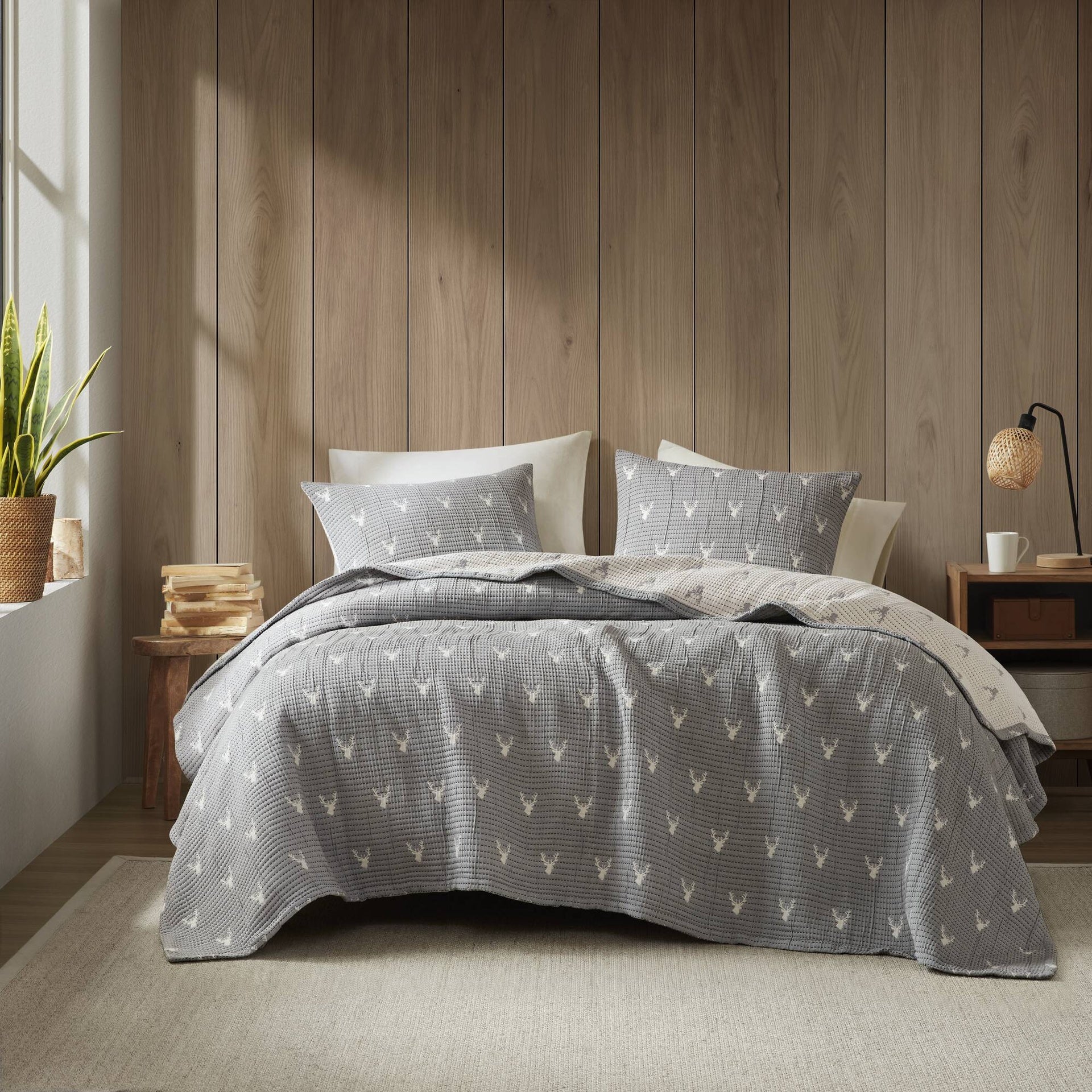 3 PCS Full/Queen Coverlet Set