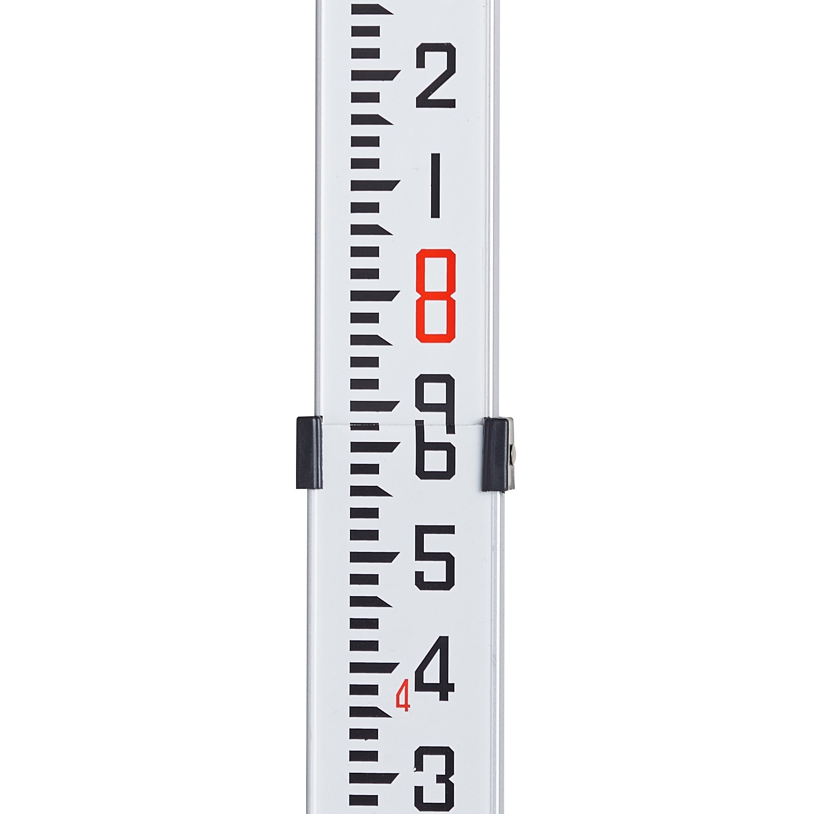 Aluminum Grade Rod, 9-Feet/10ths 3 Sections Telescopic Measuring Rod,Double-Sided Scale 1/10ft Leveling Rod Stick,Aluminum Alloy Survey Rod with Bubble Level&Carrying Bag for Houses,Walls,Floors